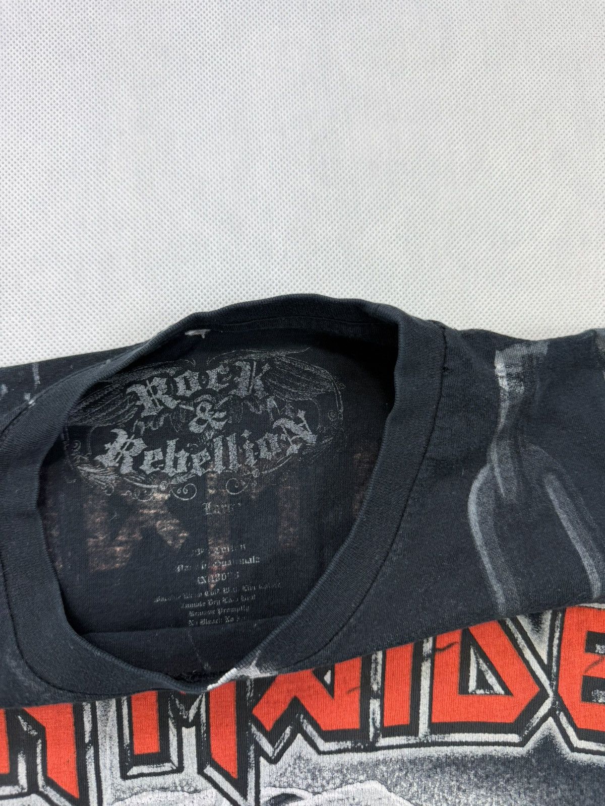 Iron Maiden Iron Maiden Full Print 2008 Vintage Metal Rock T-Shirt Size US L / EU 52-54 / 3 - 5 Thumbnail