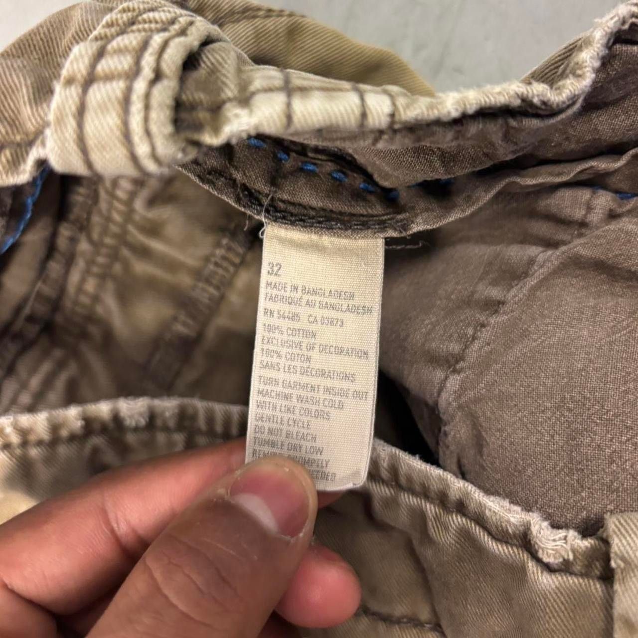 Vintage y2k green utility cargo shorts Size US 32 / EU 48 - 3 Thumbnail