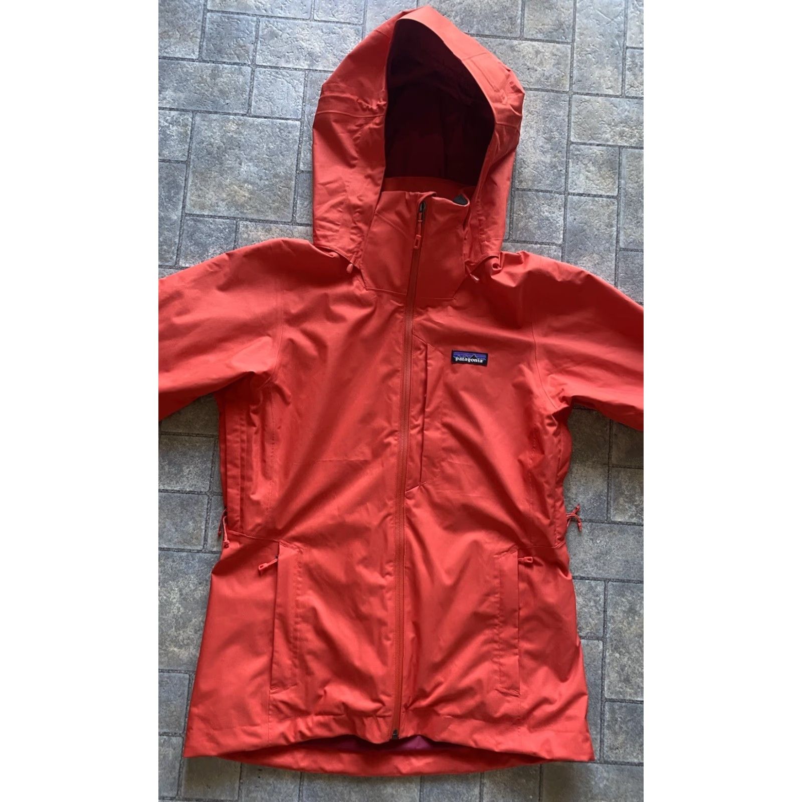Patagonia Patagonia Jacket Womens XS Red/Orange H2NO Recco Full Zip Hooded Outdoor Ski Size XS / US 0-2 / IT 36-38 - 2 Thumbnail