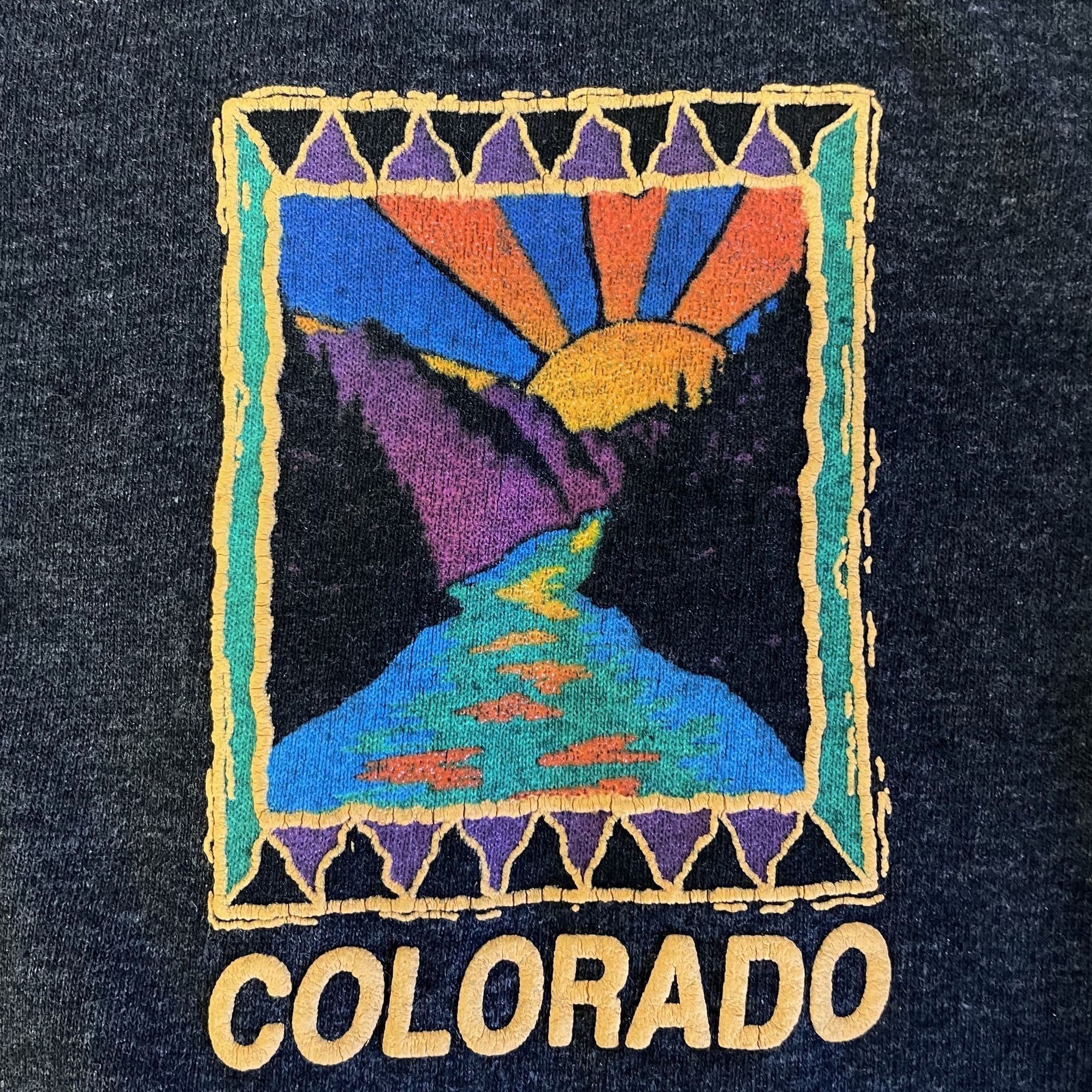 Other Vtg Tennessee River Gold COLORADO NEON SUNSET T Shirt Size US L / EU 52-54 / 3 - 5 Thumbnail