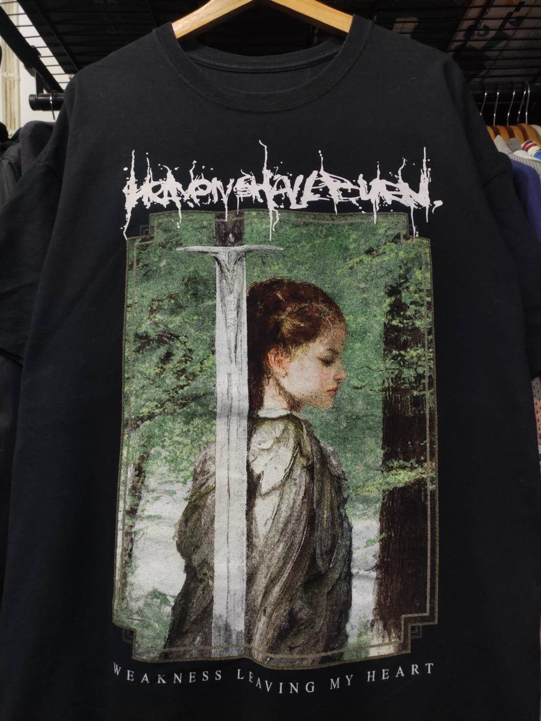 Band Tees Vtg Heaven Shall Burn " Weakness Leaving My Heart " Single Size US XXL / EU 58 / 5 - 1 Thumbnail