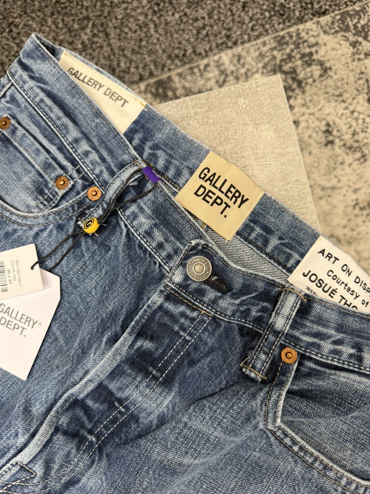 Gallery Dept. Kelly Dept. 5001 Jeans Indigo. W30 x L32. BNWT. RRP £1,140 Size US 30 / EU 46 - 4 Thumbnail