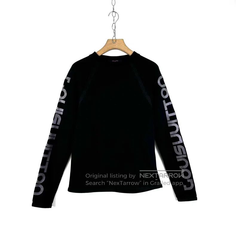 Louis Vuitton Louis Vuitton Black reflective side monogram logo sweatshi Size US M / EU 48-50 / 2 - 1 Thumbnail