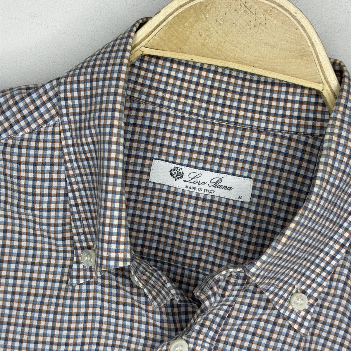 Loro Piana Loro Piana Shirt Button Up Checkered Size US M / EU 48-50 / 2 - 5 Thumbnail
