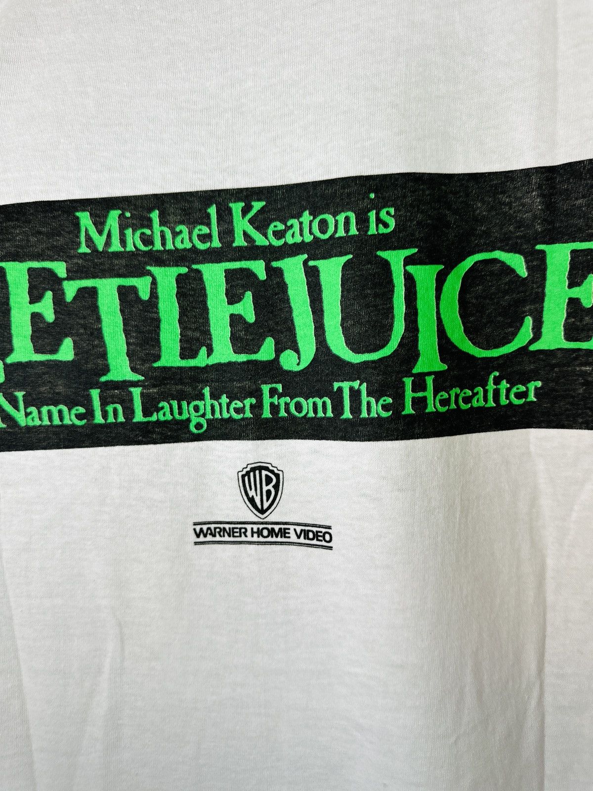 Vintage Vintage 1988 Beetlejuice Cast & Crew Movie Promo Tee Boo Who Size US XL / EU 56 / 4 - 8 Thumbnail