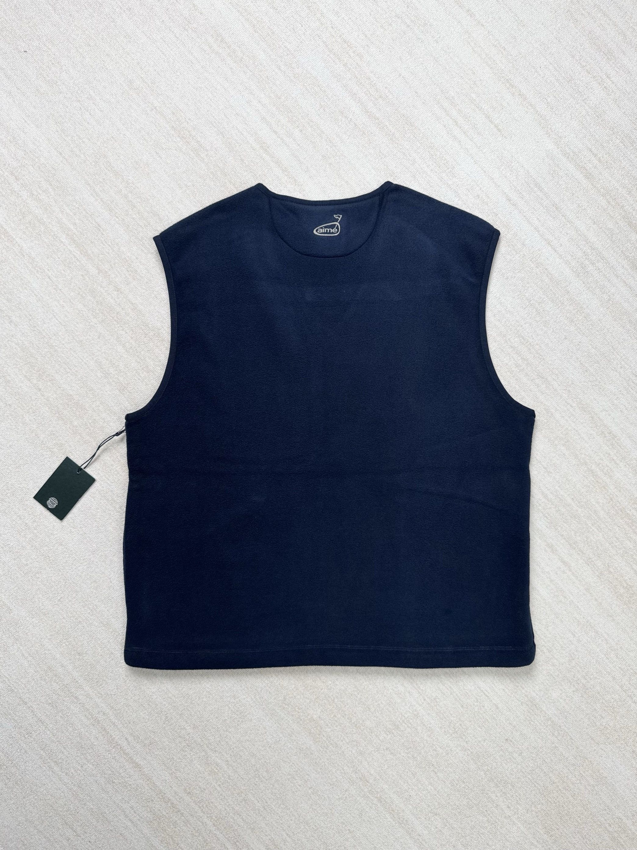 New with Tag* Aime Leon Dore Golf Fleece V-Neck Vest Navy