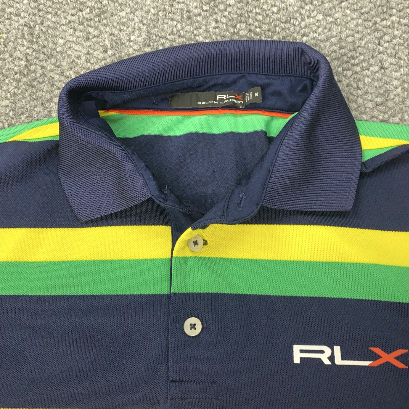 Ralph Lauren Ralph Lauren Polo Shirt Mens Medium Stripe Pittsburgh Field Club Golf Tennis Mens Size US M / EU 48-50 / 2 - 3 Thumbnail