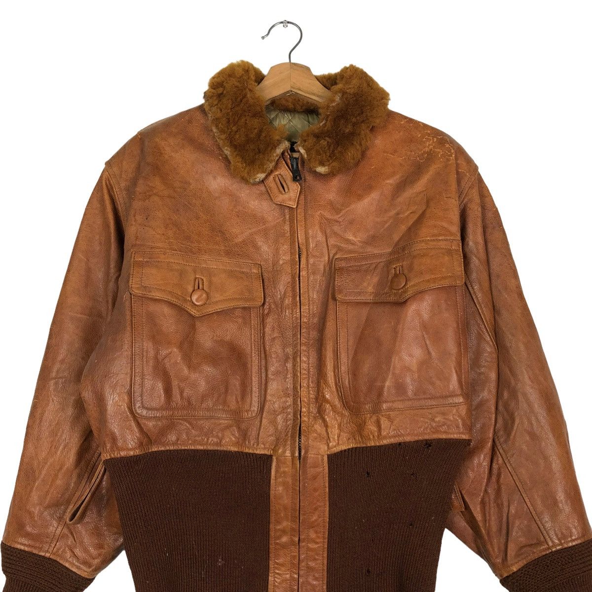 Jean Paul Gaultier 🔥VINTAGE 1989-90 LEATHER JACKET JEAN PAUL GAULTIER CUIR SHOW Size US S / EU 44-46 / 1 - 10 Thumbnail