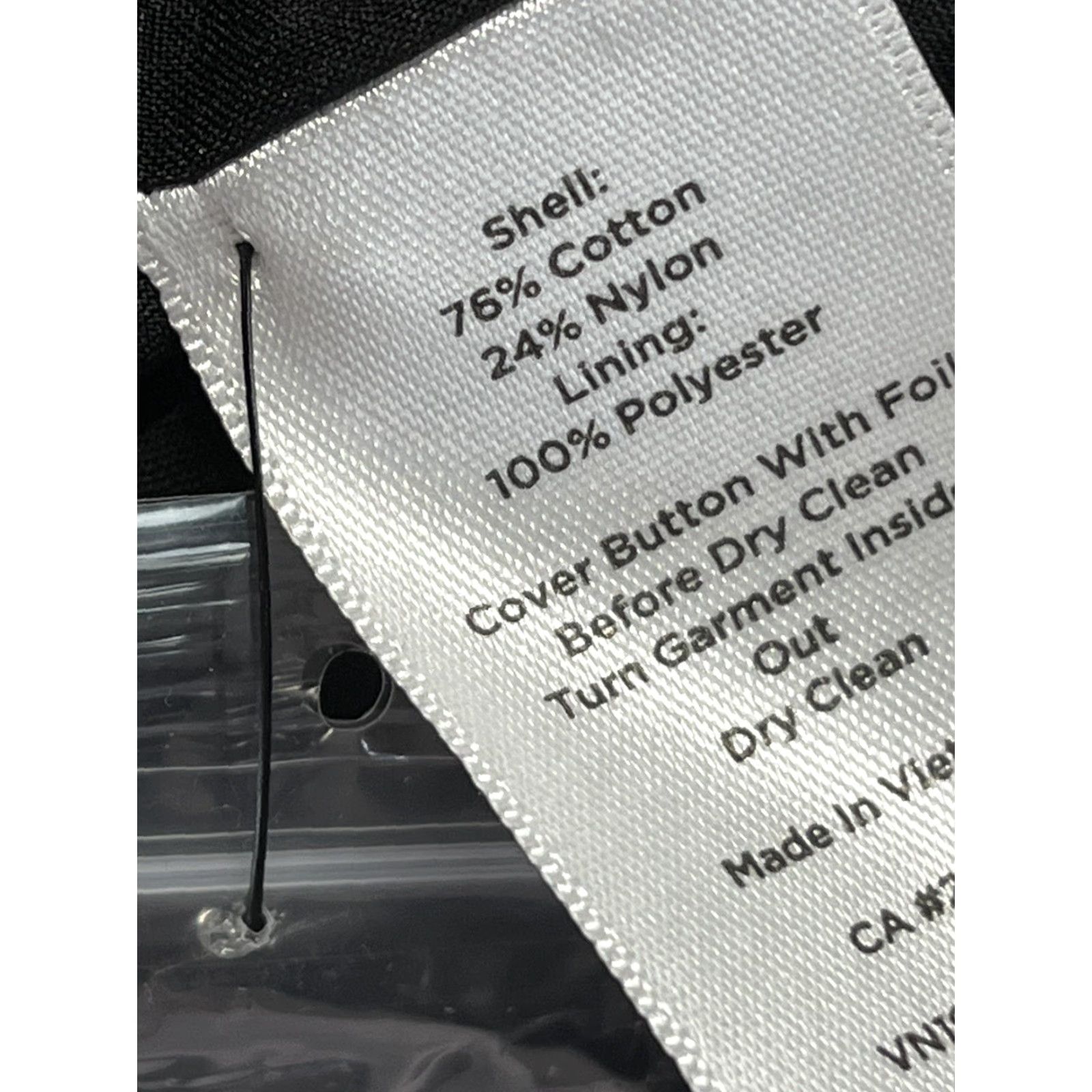 Talbots Talbots Aberdeen Blazer Jacket 24W Plus Black Cotton Blend Womens 2 Button Size 4XL / US 24-26 - 8 Thumbnail
