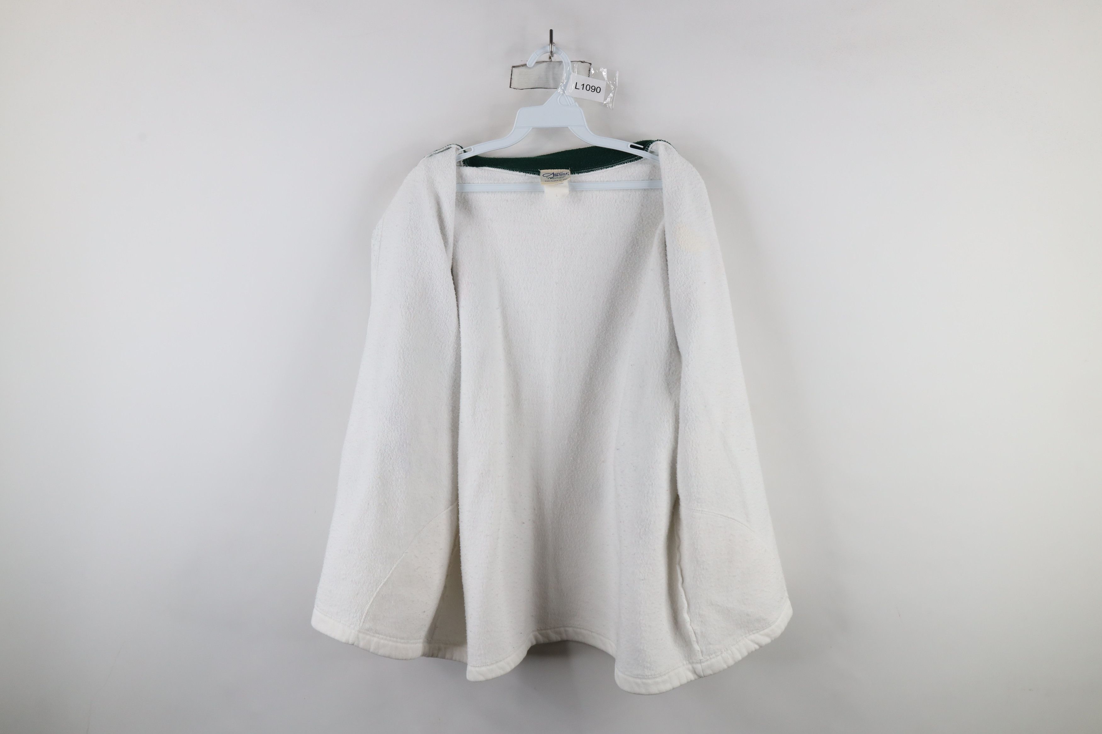 Vintage Vintage 90s Christmas All Over Print Cardigan Sweatshirt Size L / US 10 / IT 46 - 12 Thumbnail
