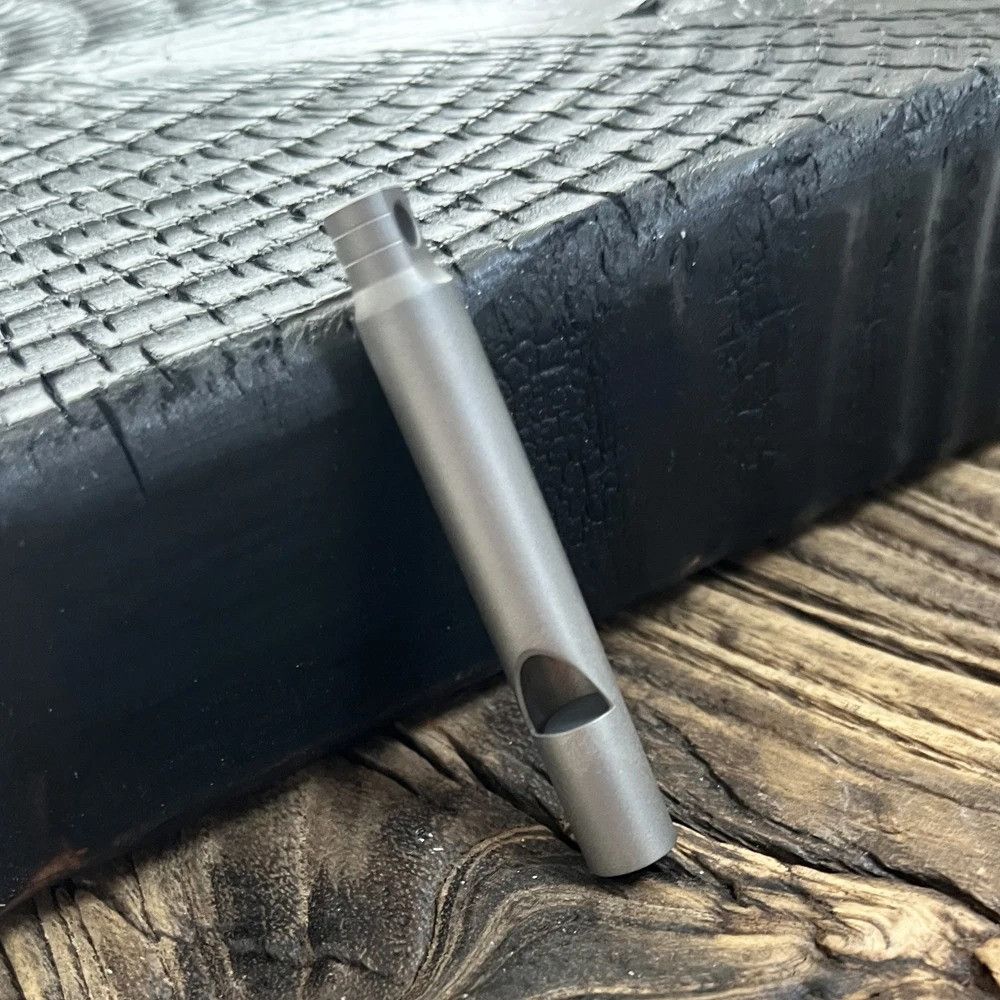 Whistles Whistle Titanium Pendant Coach Sports Camping Gift For Him Size ONE SIZE - 3 Thumbnail