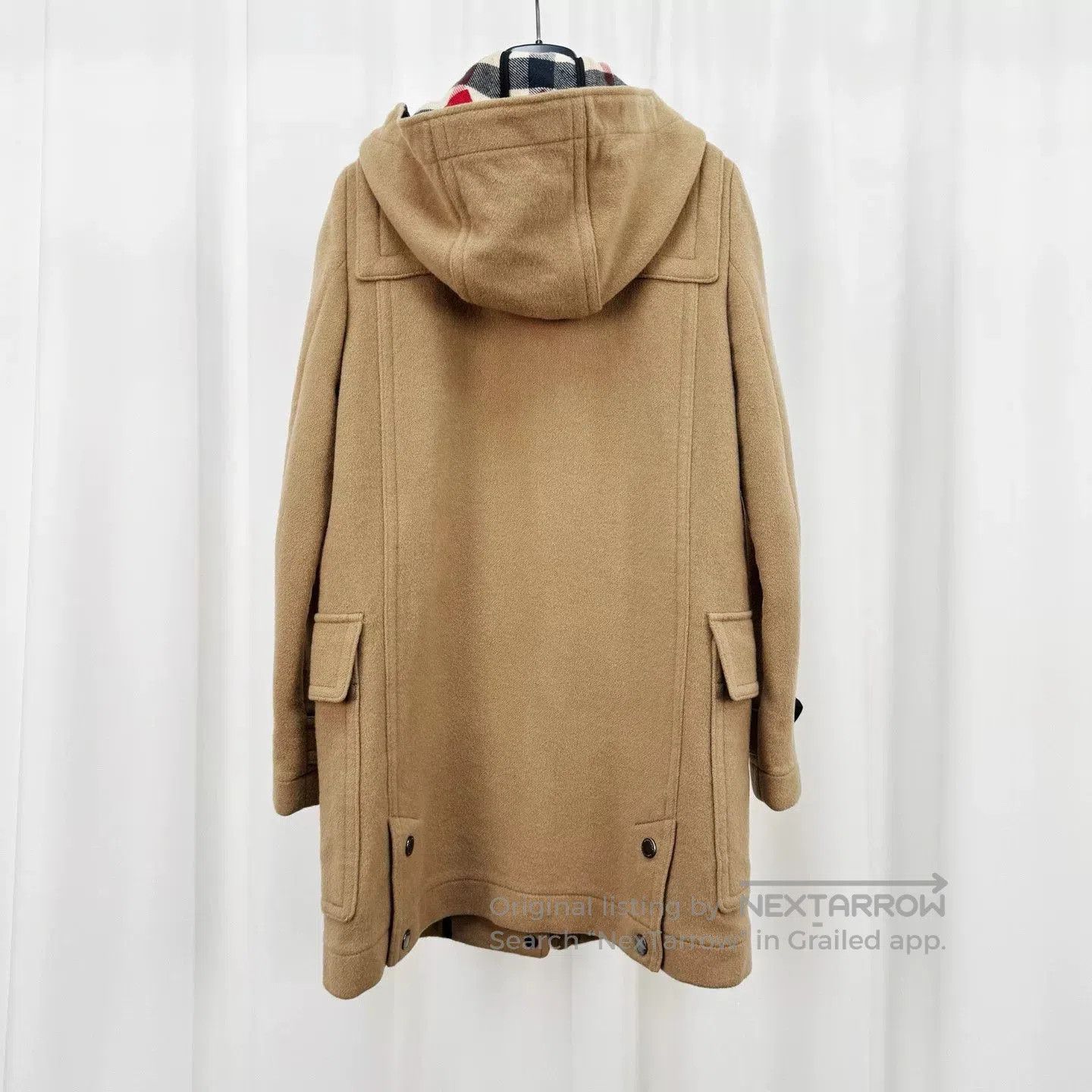 Burberry Burberry Khaki Horn Button Wool Coat. Size M / US 6-8 / IT 42-44 - 2 Thumbnail