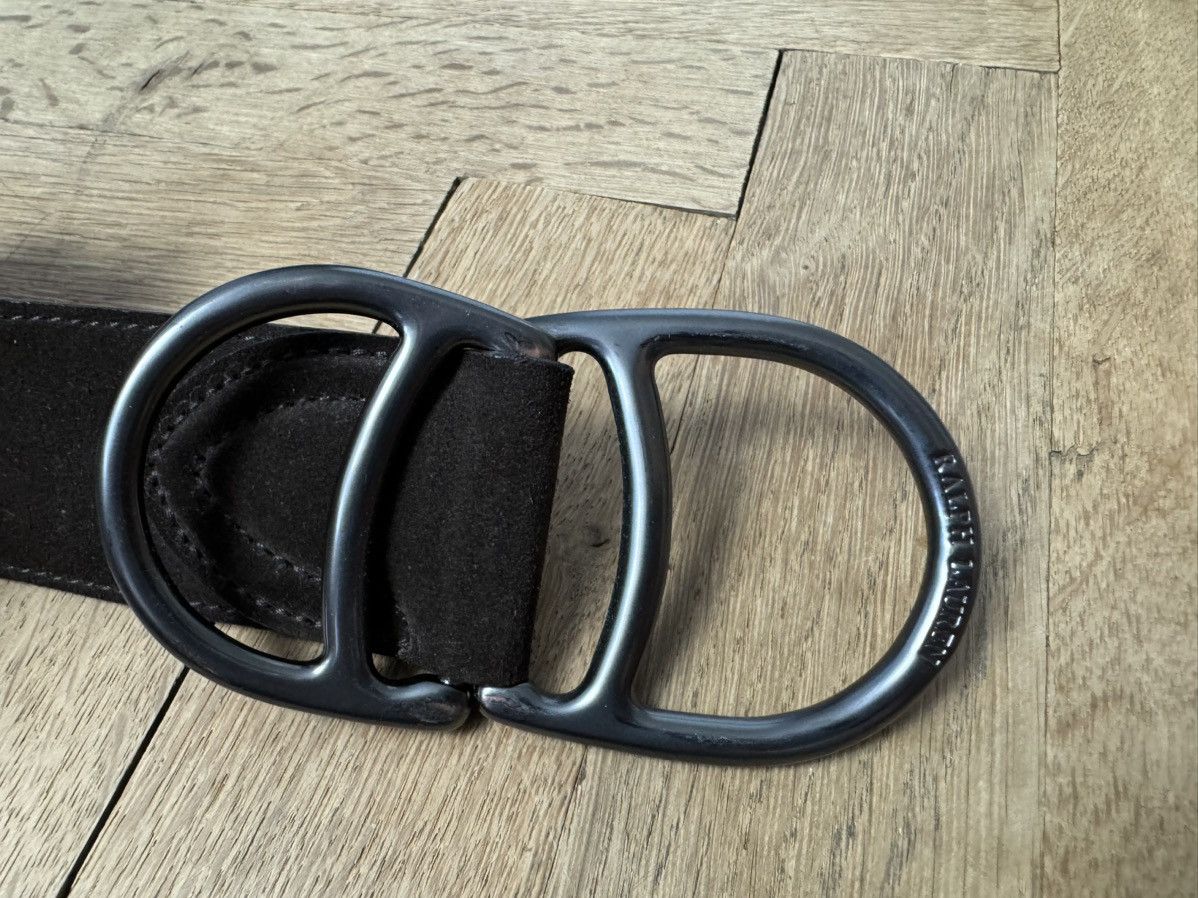 Ralph Lauren Ralph Lauren Double D Ring Brown Suede Leather Belt S Size ONE SIZE - 3 Thumbnail