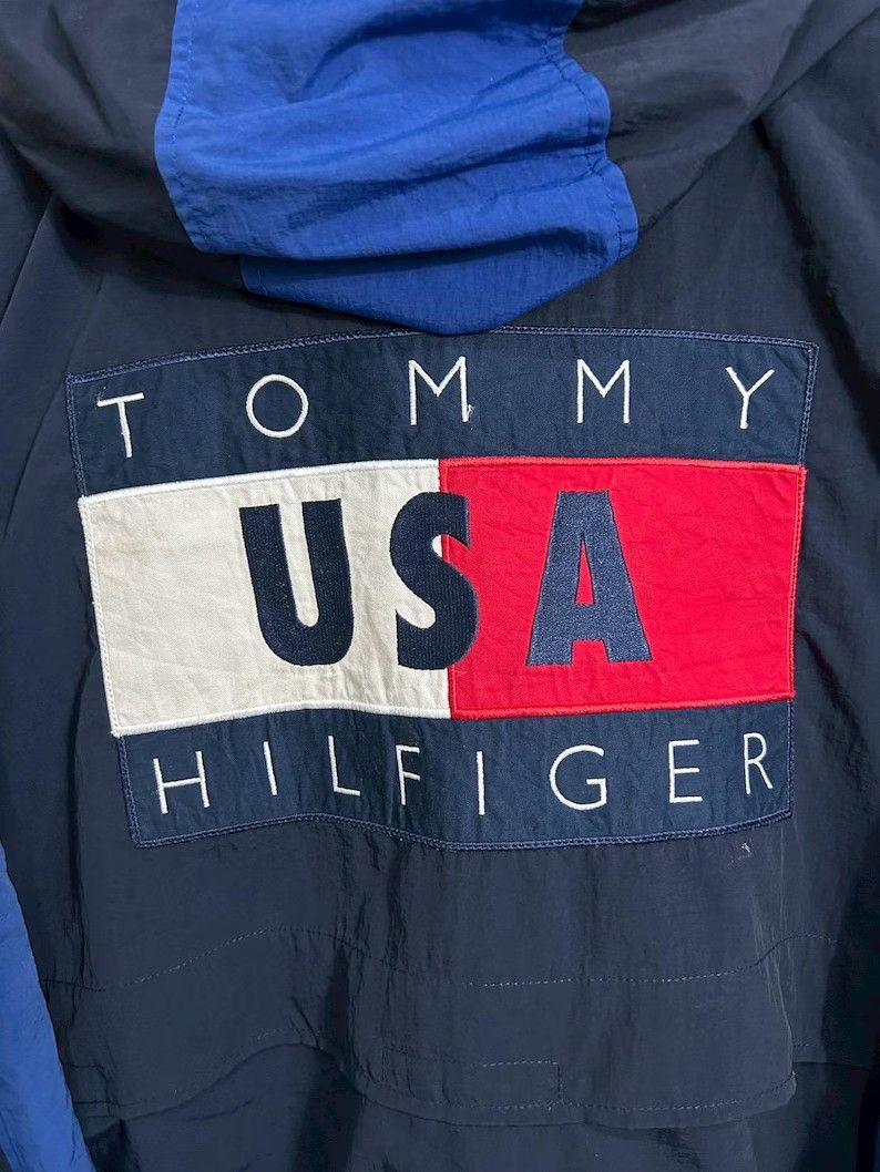 Tommy Hilfiger Vintage 90s Tommy Hilfiger Jacket size L Size US L / EU 52-54 / 3 - 3 Thumbnail