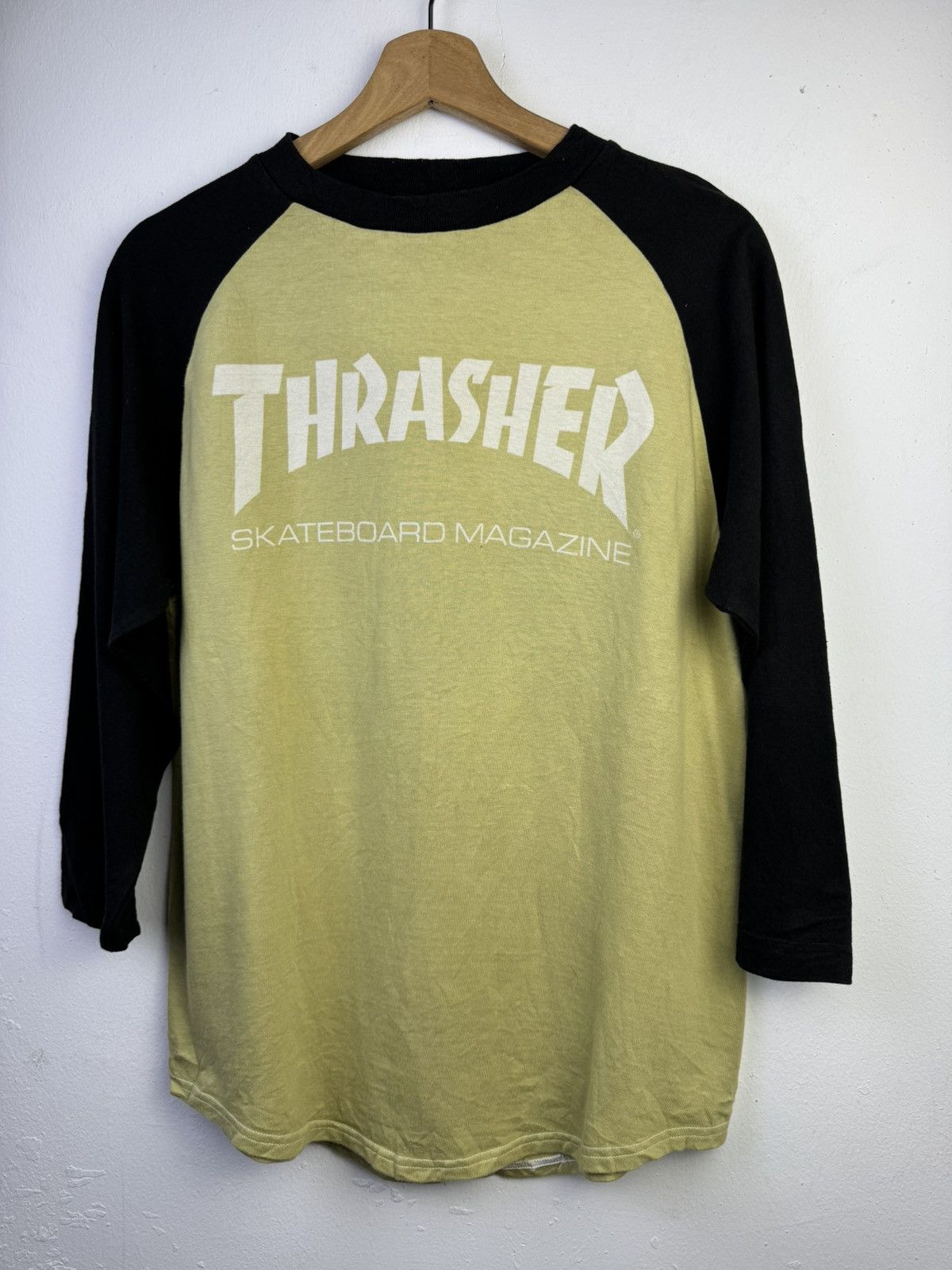 Thrasher Thrasher Men's 3/4 sleeve raglan T-shirt with a logo Size US M / EU 48-50 / 2 - 3 Thumbnail