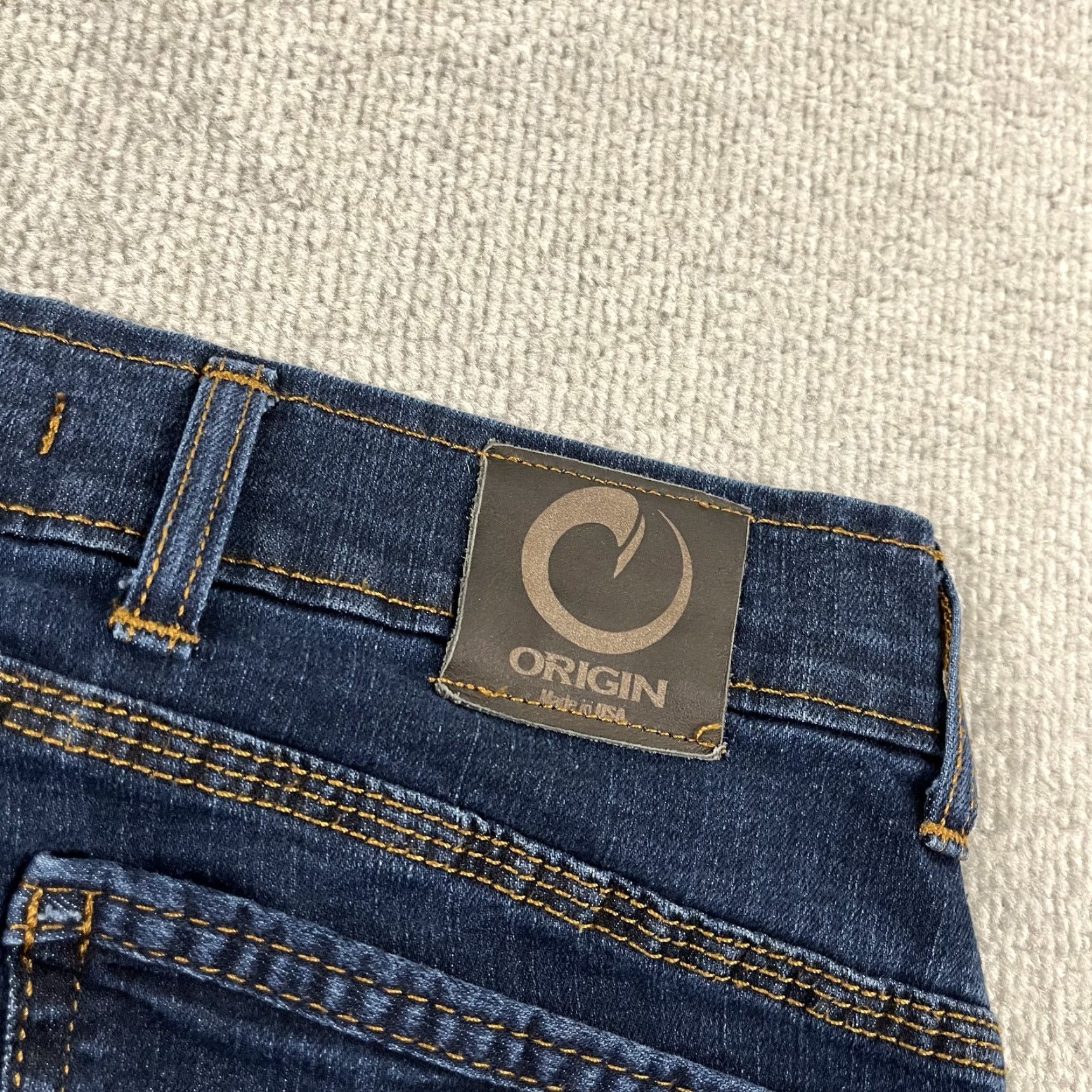 Vintage ORIGIN Jeans Mens 30 x 32 Fighter Fit Blue Denim Performance Stretch Delta 68 Size US 30 / EU 46 - 4 Thumbnail