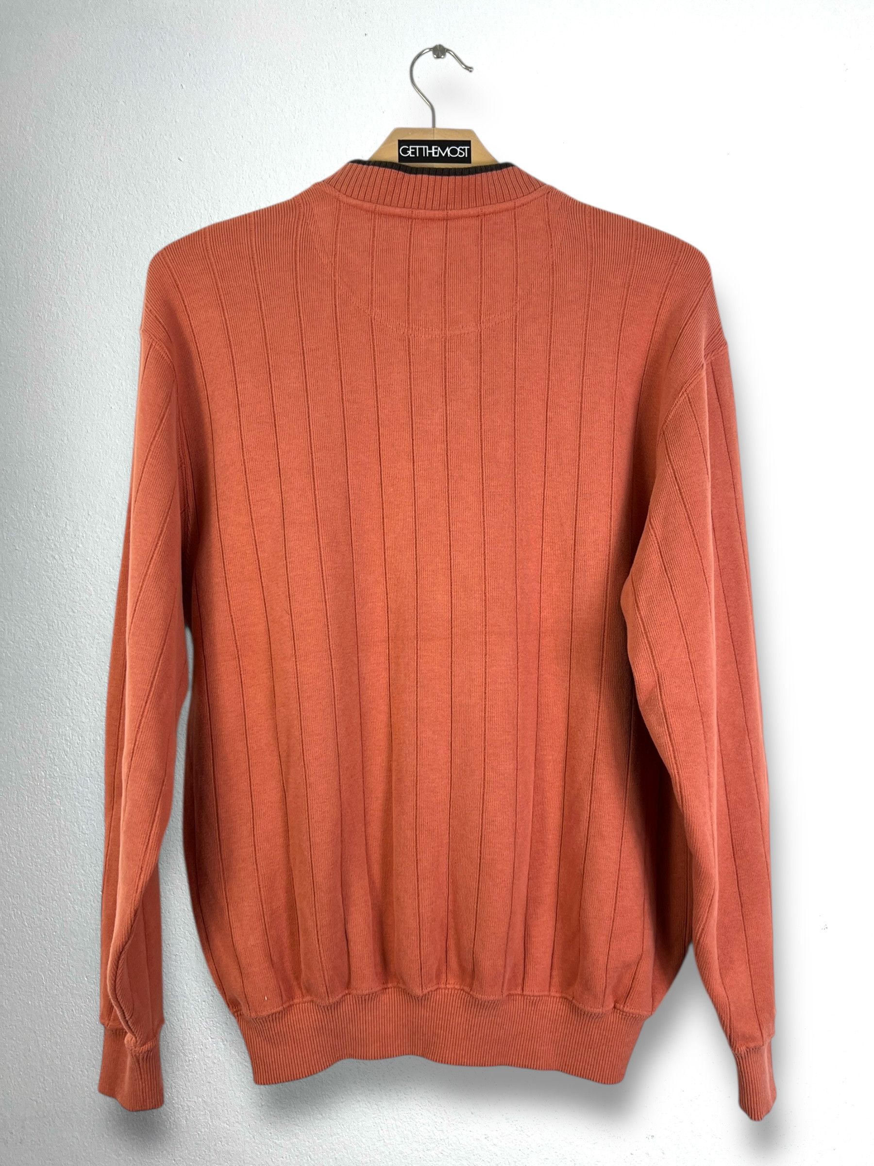Gianni Valentino Gianni Valentino 1/4 Zip Knit Sweatshirt (M) GTMP285 Size US M / EU 48-50 / 2 - 9 Thumbnail