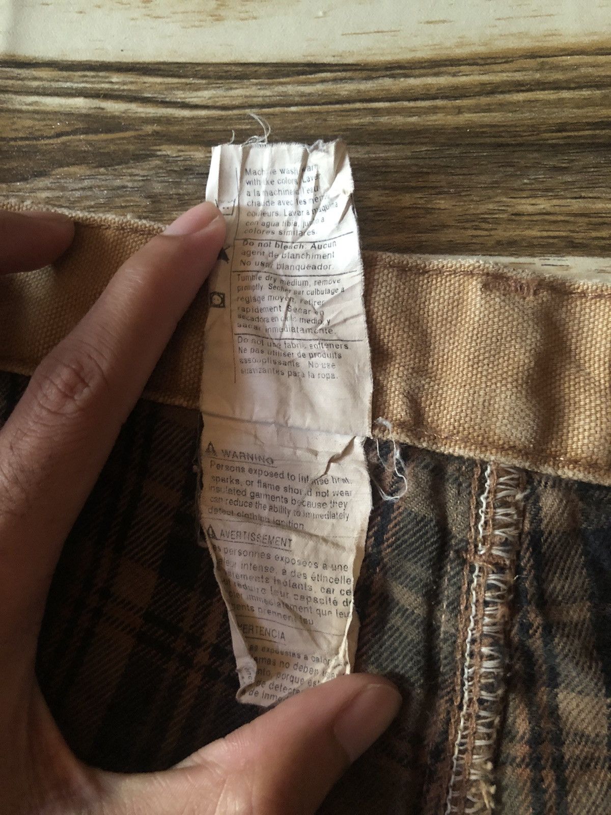 Carhartt Carhartt Double knee Faded Tan Dirty Carpenter Pants Size US 40 / EU 56 - 16 Thumbnail