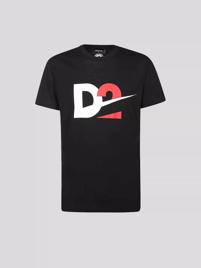 Dsquared2 Dsquared2 D2 Logo Short Sleeve T-Shirt-yf Size US S / EU 44-46 / 1 - 1 Thumbnail