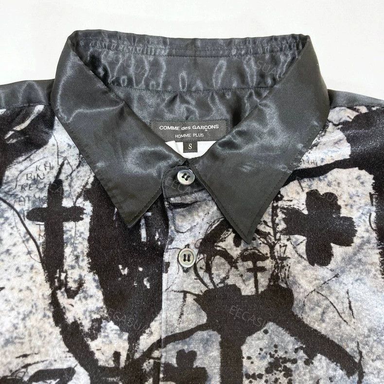 Comme des Garcons Comme Des Garcons Printed long silk shirt Size S / US 4 / IT 40 - 5 Thumbnail