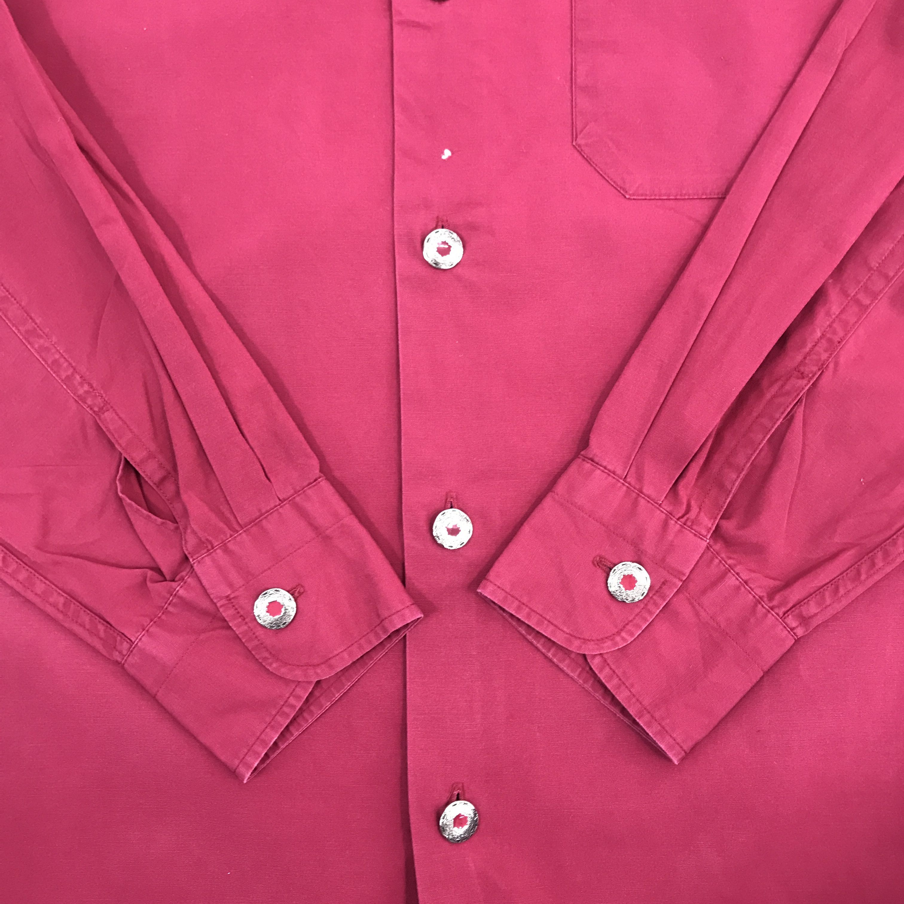 Vintage × agnes b. Vintage Agnes B. Long Red Button up Shirt Size US L / EU 52-54 / 3 - 7 Thumbnail