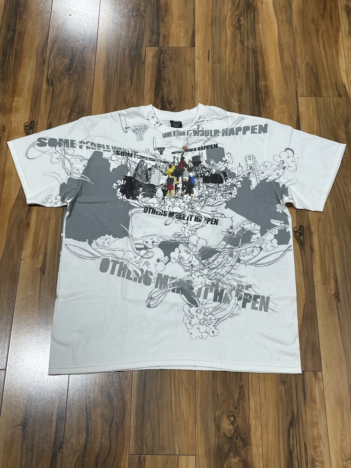Jordan Brand × Nike × Vintage Vintage Jordan playground shirt brand new 3M XL Size US XL / EU 56 / 4 - 1 Thumbnail