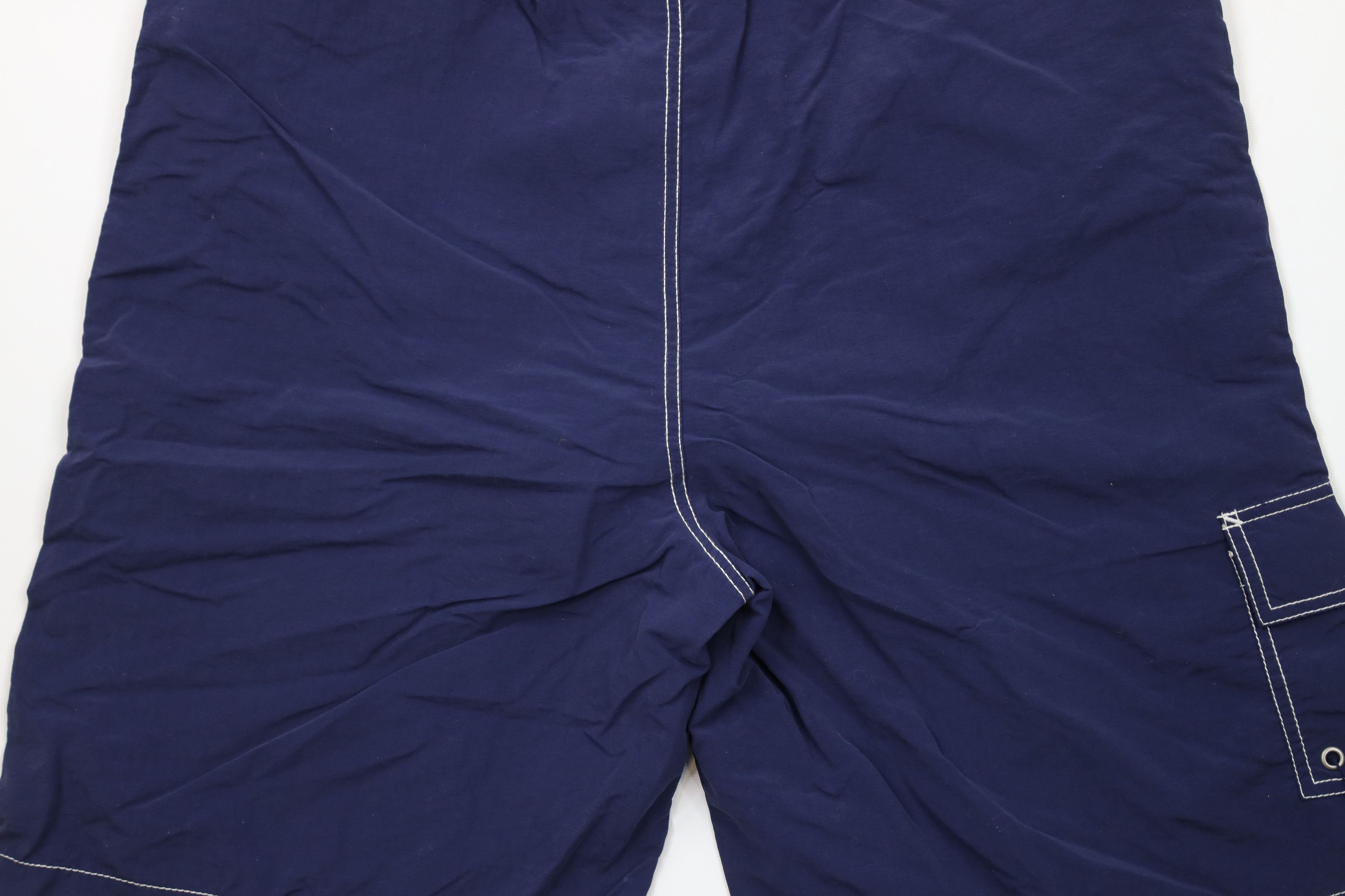 Ralph Lauren × Vintage Vintage 90s Ralph Lauren Spell Lined Shorts Swim Trunks Blue Size US 36 / EU 52 - 11 Thumbnail