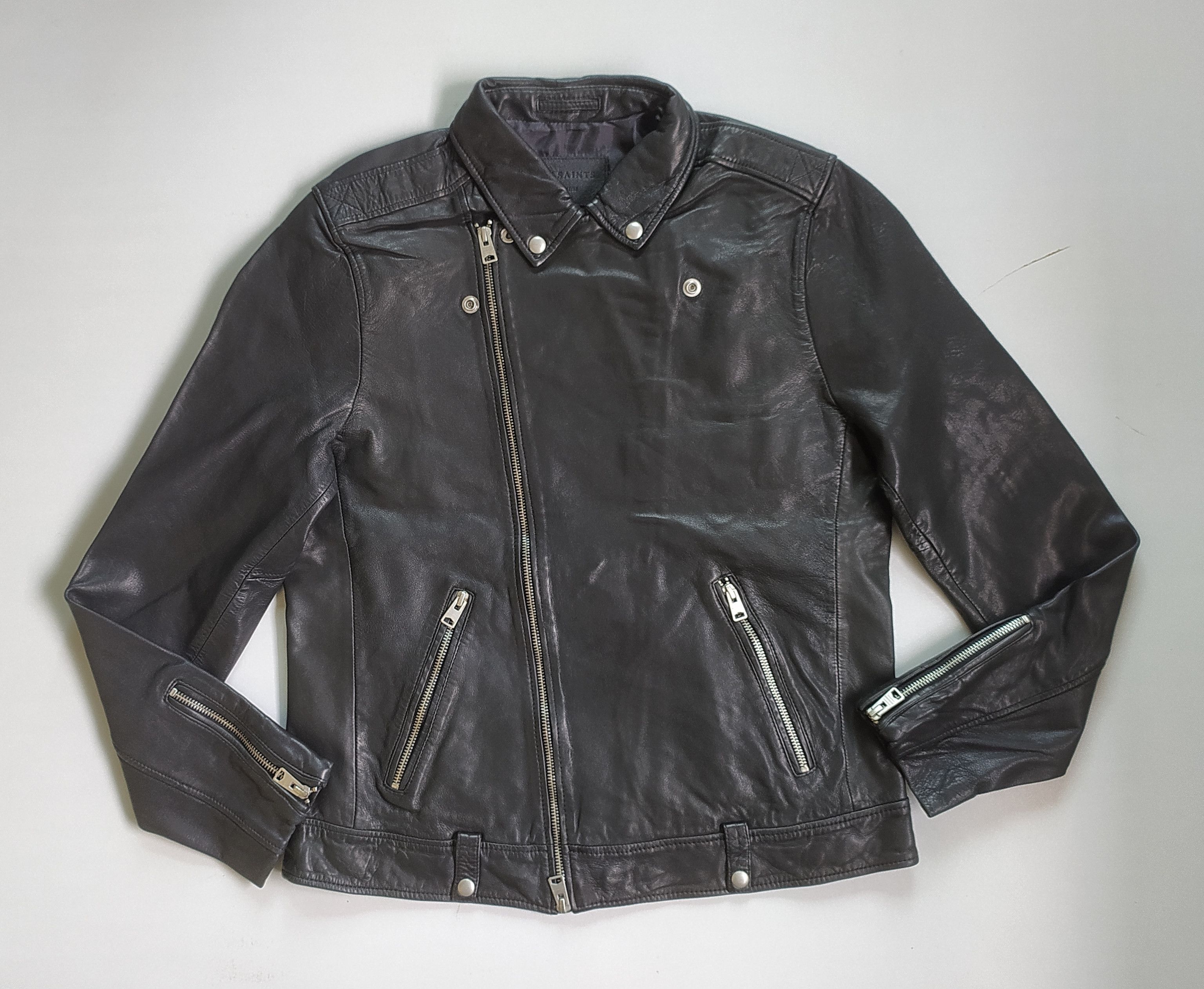 Allsaints ALLSAINTS Lomi Biker Leather jacket Free Shipping FTP/9007 Size M / US 6-8 / IT 42-44 - 1 Thumbnail