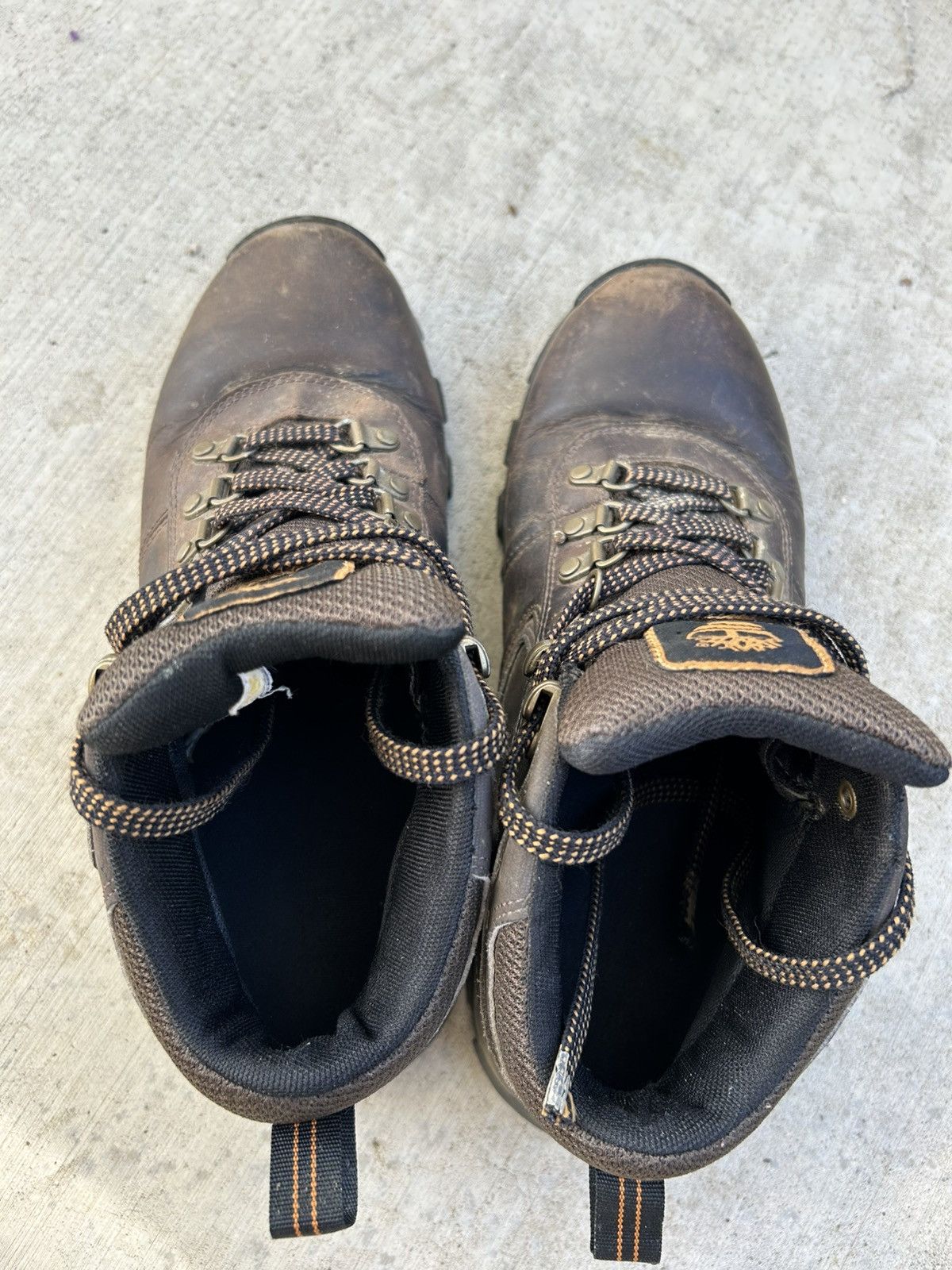 Timberland Timberland Waterproof Leather Hiking Boots Mid Cut Size US 8.5 / EU 41-42 - 8 Thumbnail