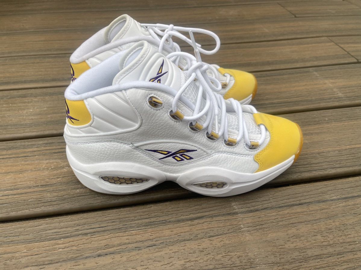 Reebok Reebok Question Yellow Toe Sz 9.5 Size US 9.5 / EU 42-43 - 2 Thumbnail