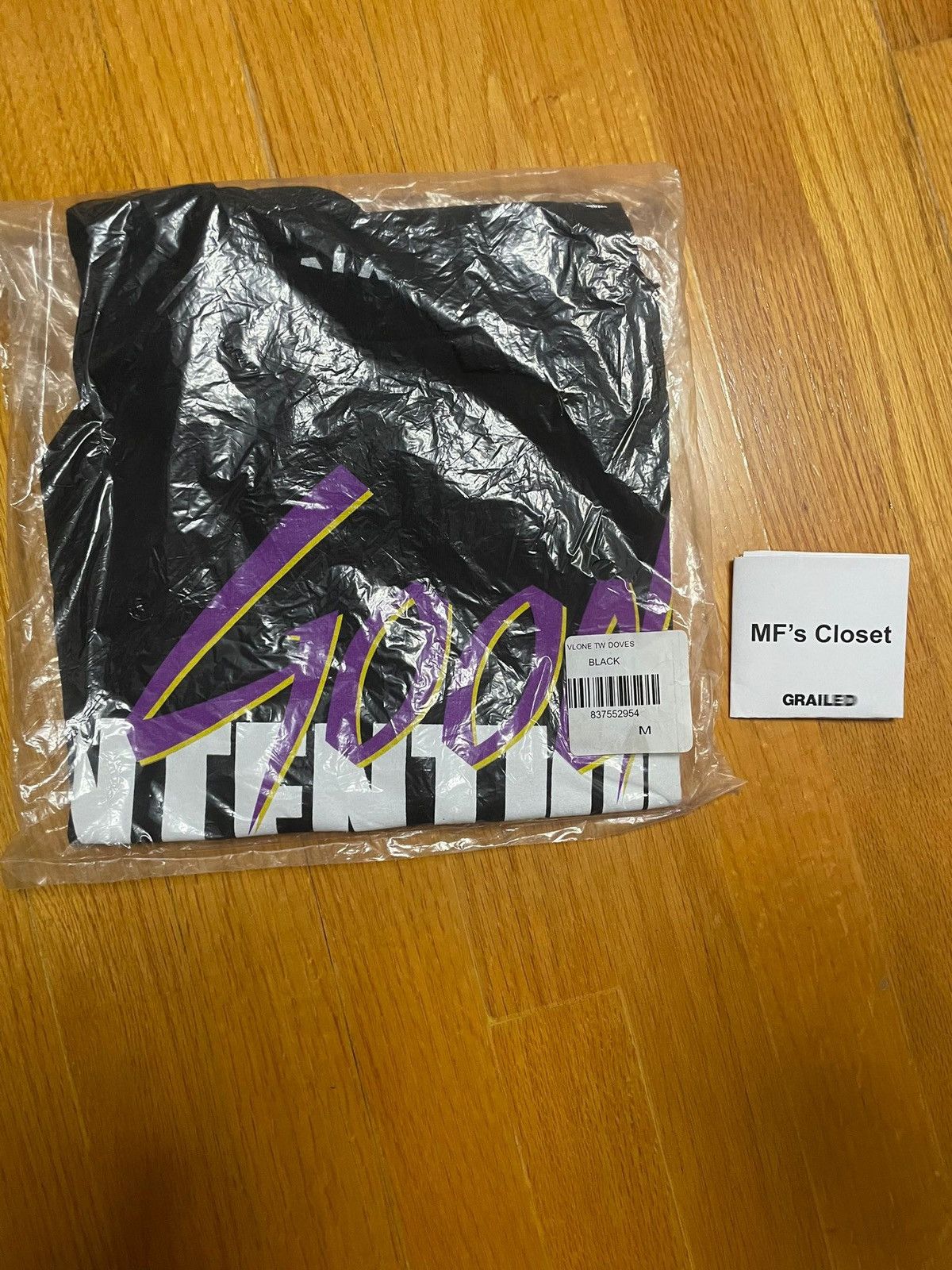 image of Nav Good Intentions Tee Black Size Medium, Men's