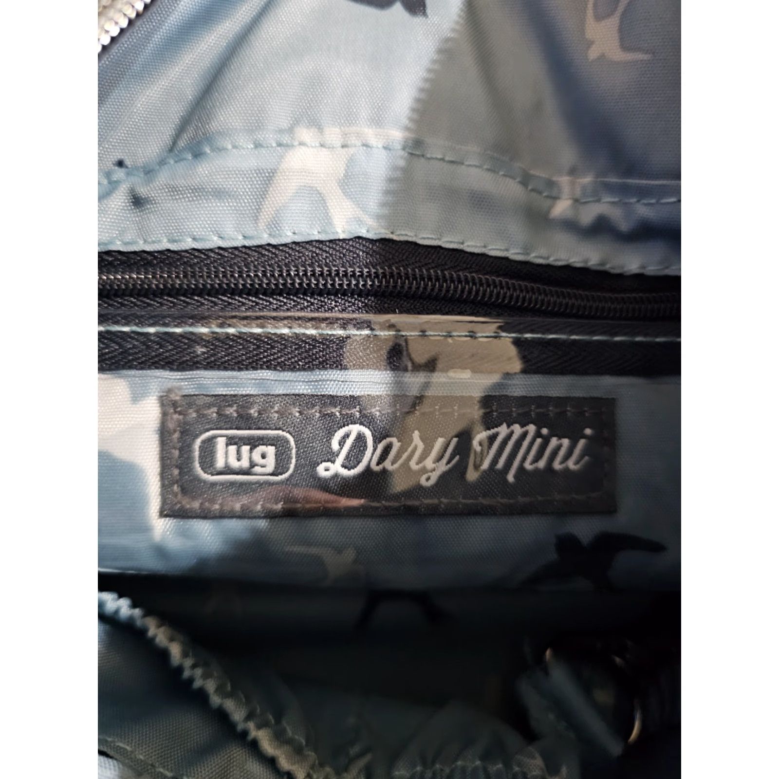 Vintage Lug Signature Dary Mini Crossbody Quilted Handbag Shoulder Bag Small Sz Dk Blue Size ONE SIZE - 8 Thumbnail