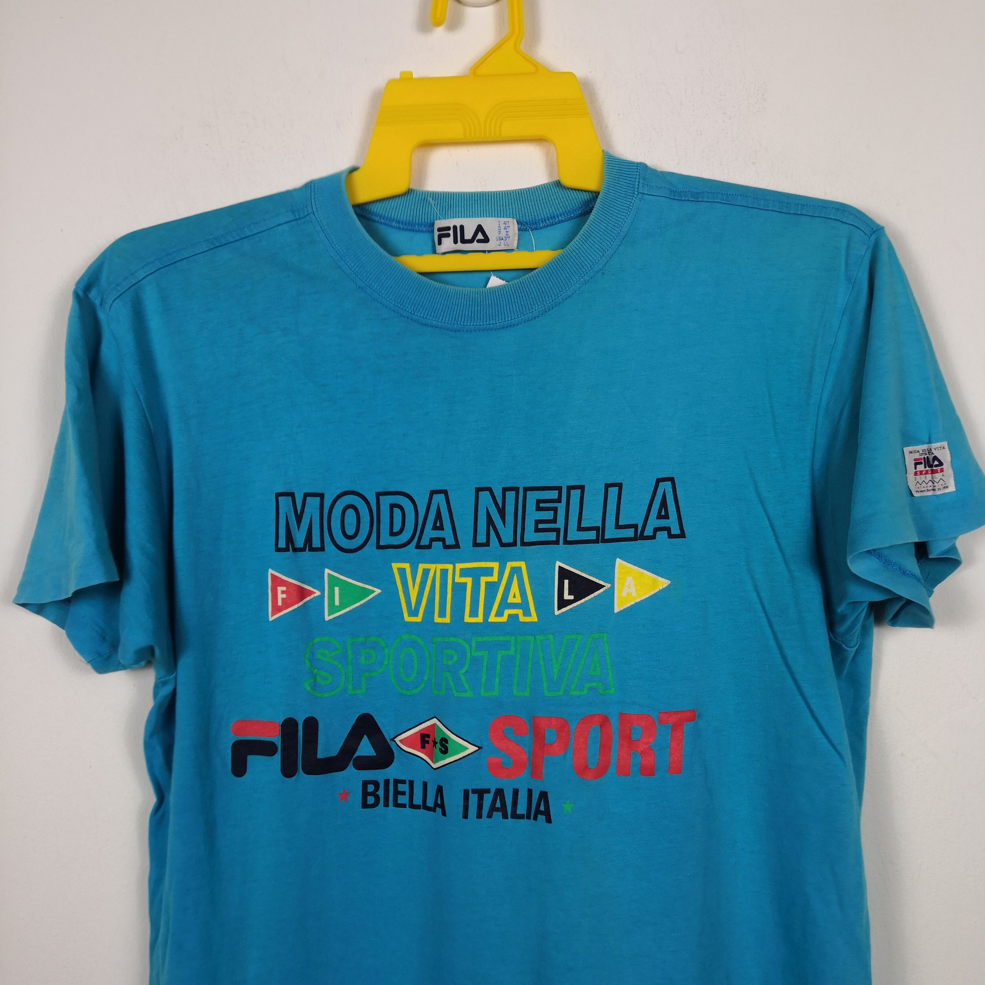 Fila Vintage 90s Fila T-Shirt Sport Crewneck Tee Size US S / EU 44-46 / 1 - 2 Thumbnail
