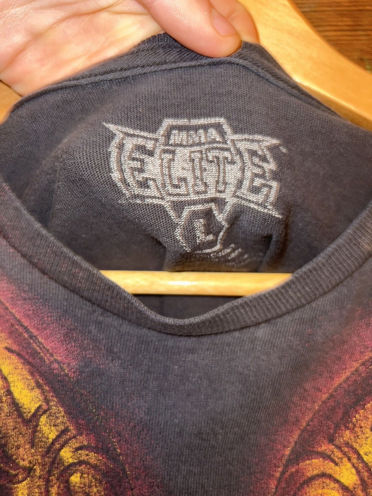 Tapout MMA ELITE skull chest print shirt Size US L / EU 52-54 / 3 - 5 Thumbnail