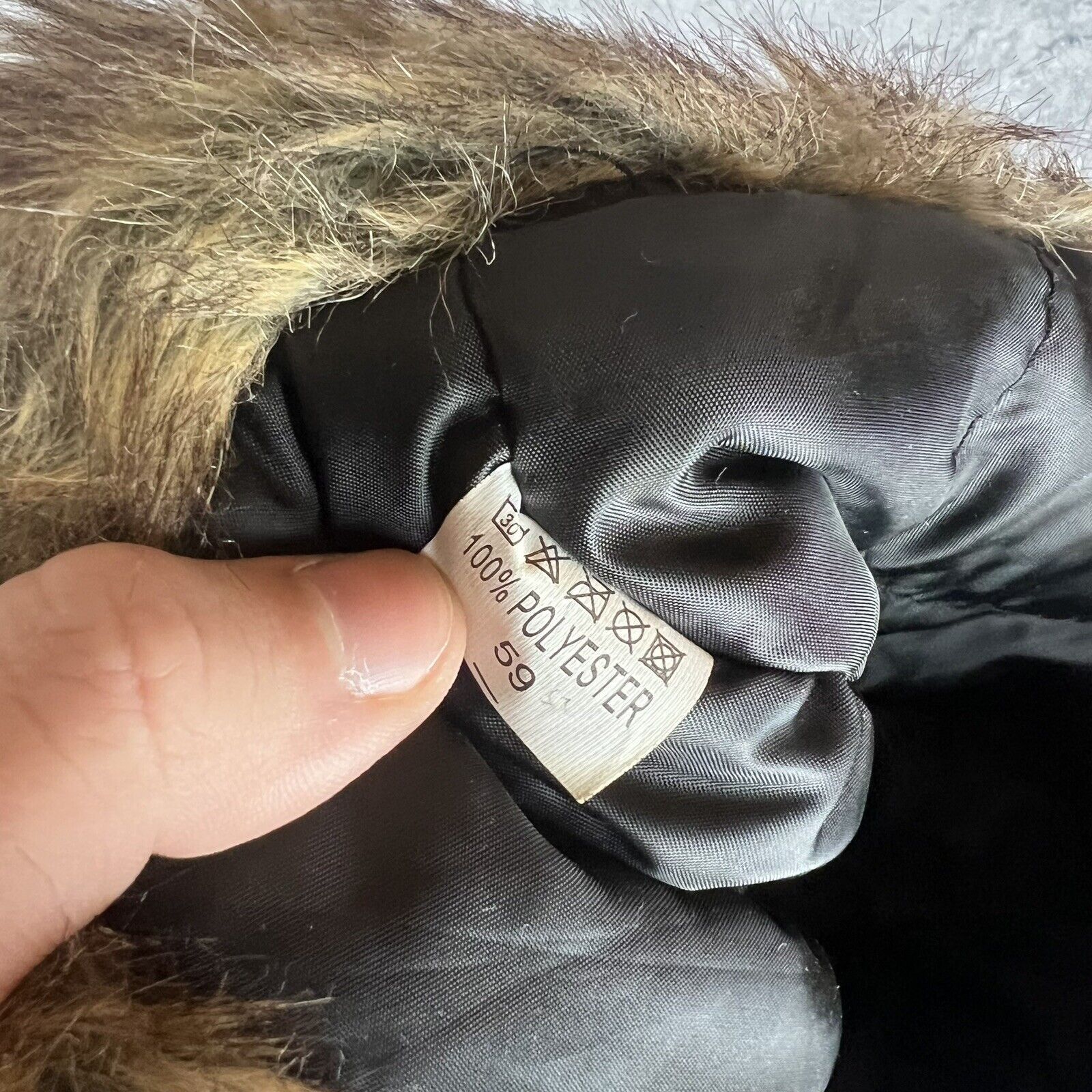 Other Ushanka Hat Men's Polyester Black One Size ` Size ONE SIZE - 8 Thumbnail