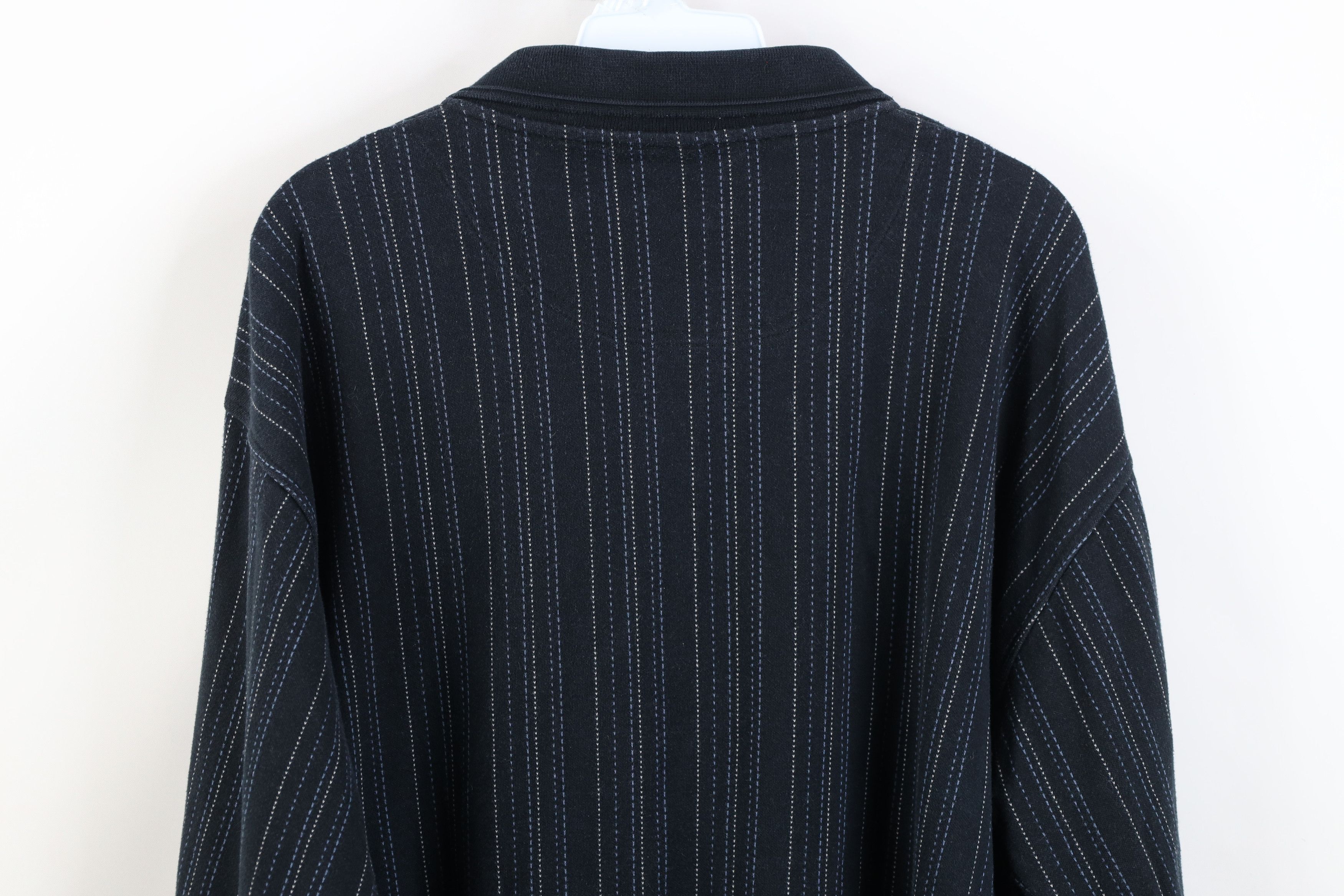 Vintage Vintage 90s Y2K Streetwear Pullover Long Sleeve Polo Mob Size US XXL / EU 58 / 5 - 12 Thumbnail