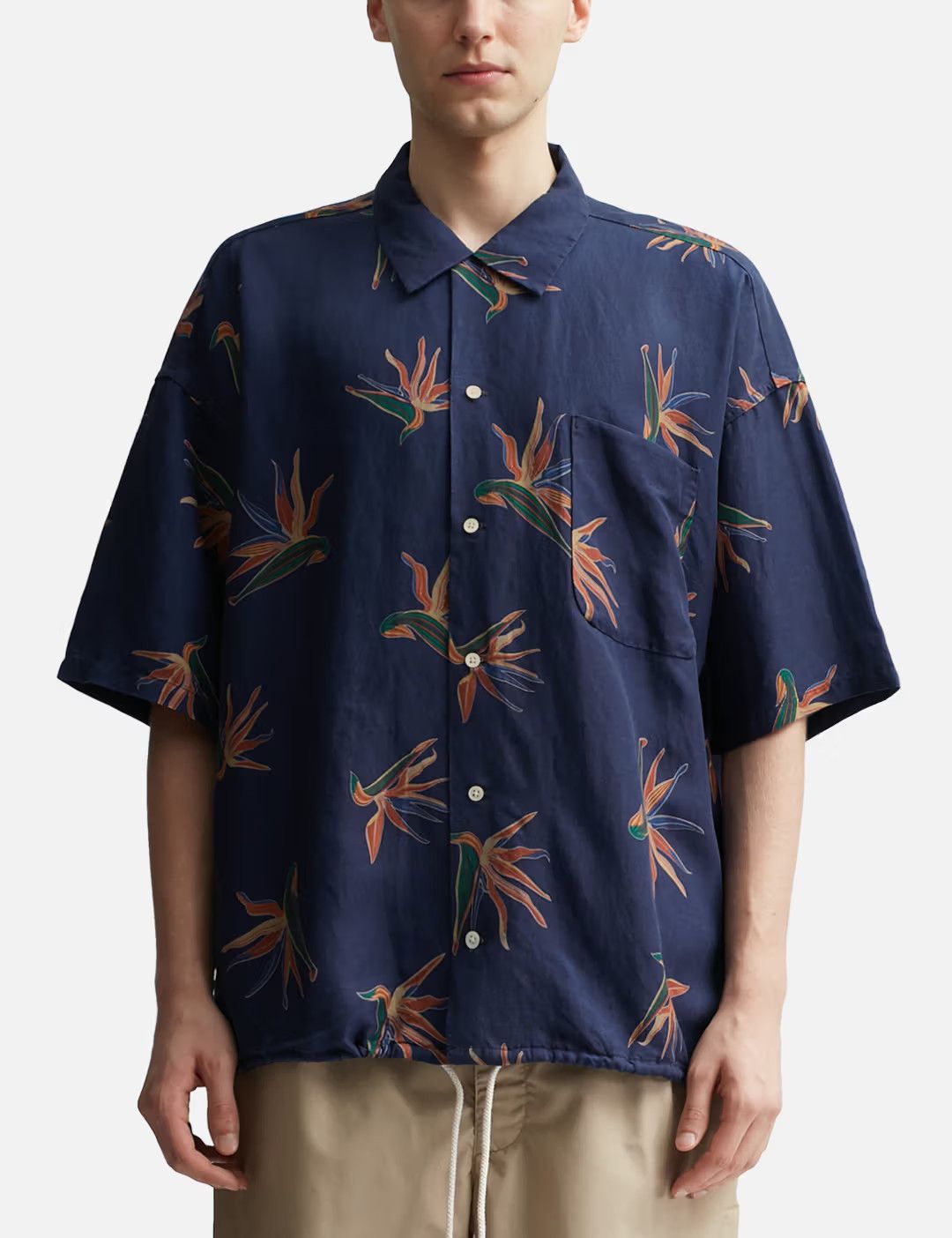 Nanamica Nanamica Cupra Hemp Aloha Shirt XL Size US XL / EU 56 / 4 - 1 Thumbnail