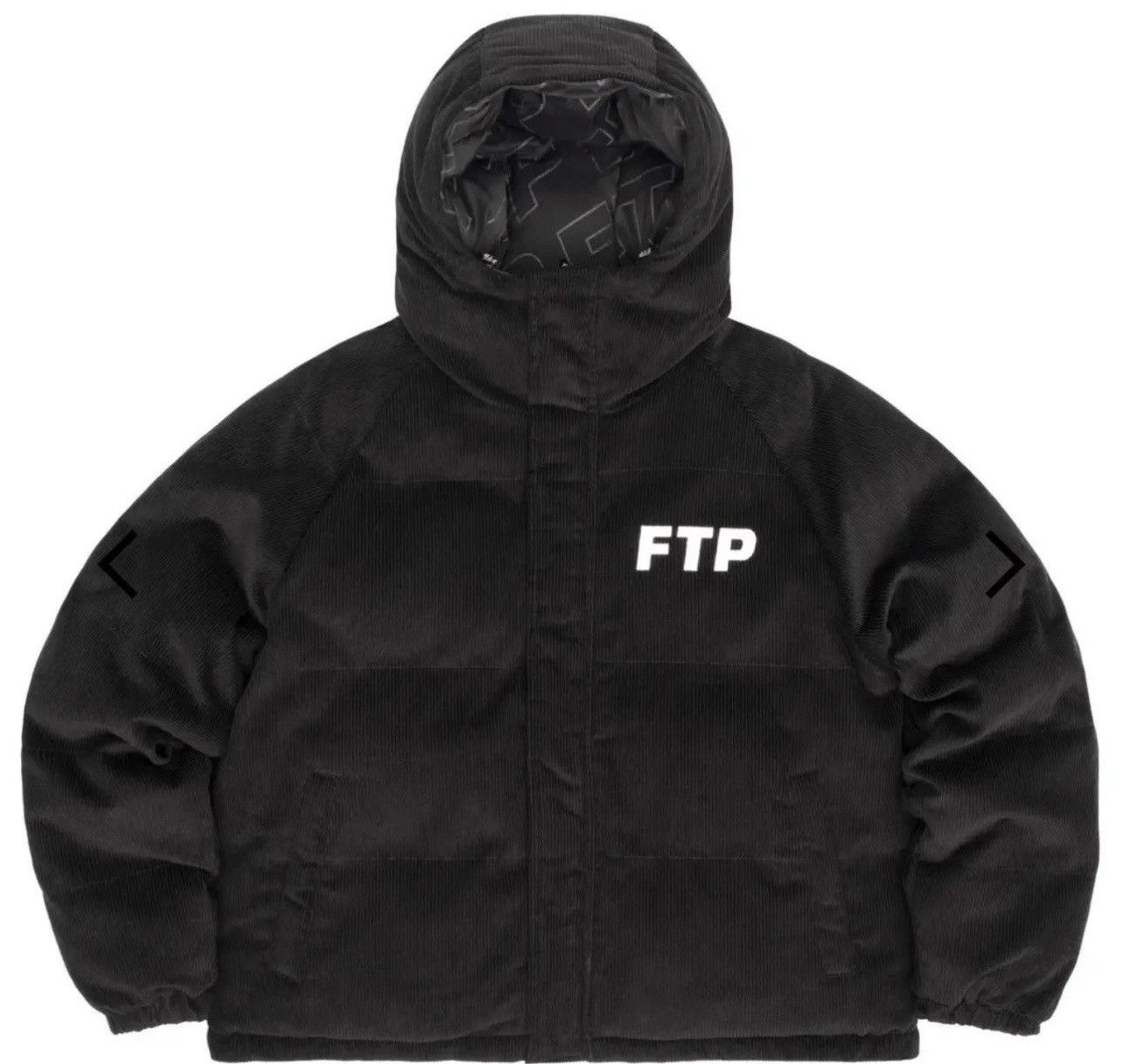 Fuck The Population BRAND NEW FTP Corduroy Reversible Puffer Jacket Black SZ XL Size US XL / EU 56 / 4 - 1 Thumbnail