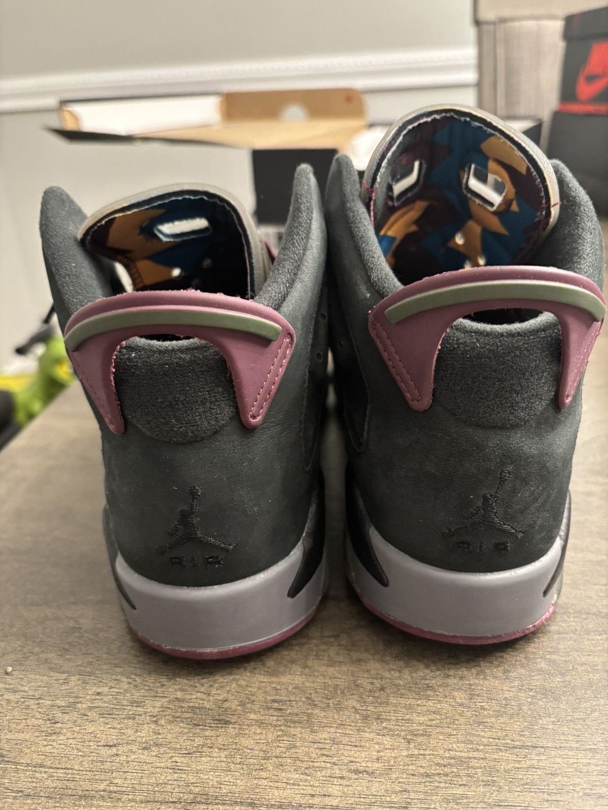 Jordan Brand AIR JORDAN 6 RETRO BORDEAUX (GS) Size US 6.5 / EU 39-40 - 5 Thumbnail