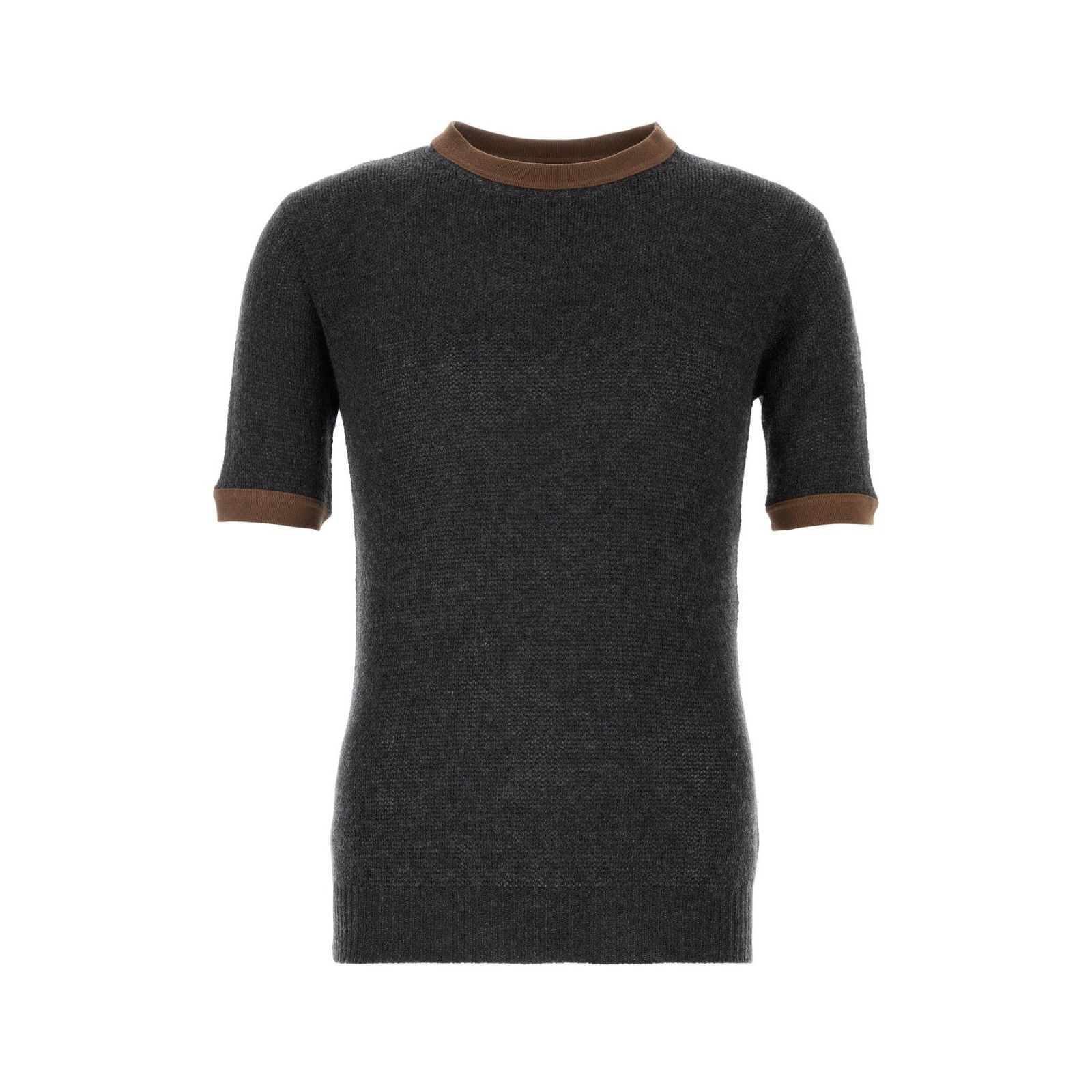 Prada PRADA Charcoal Cashmere Sweater New & Authentic (Men's size: Size US XL / EU 56 / 4 - 1 Thumbnail