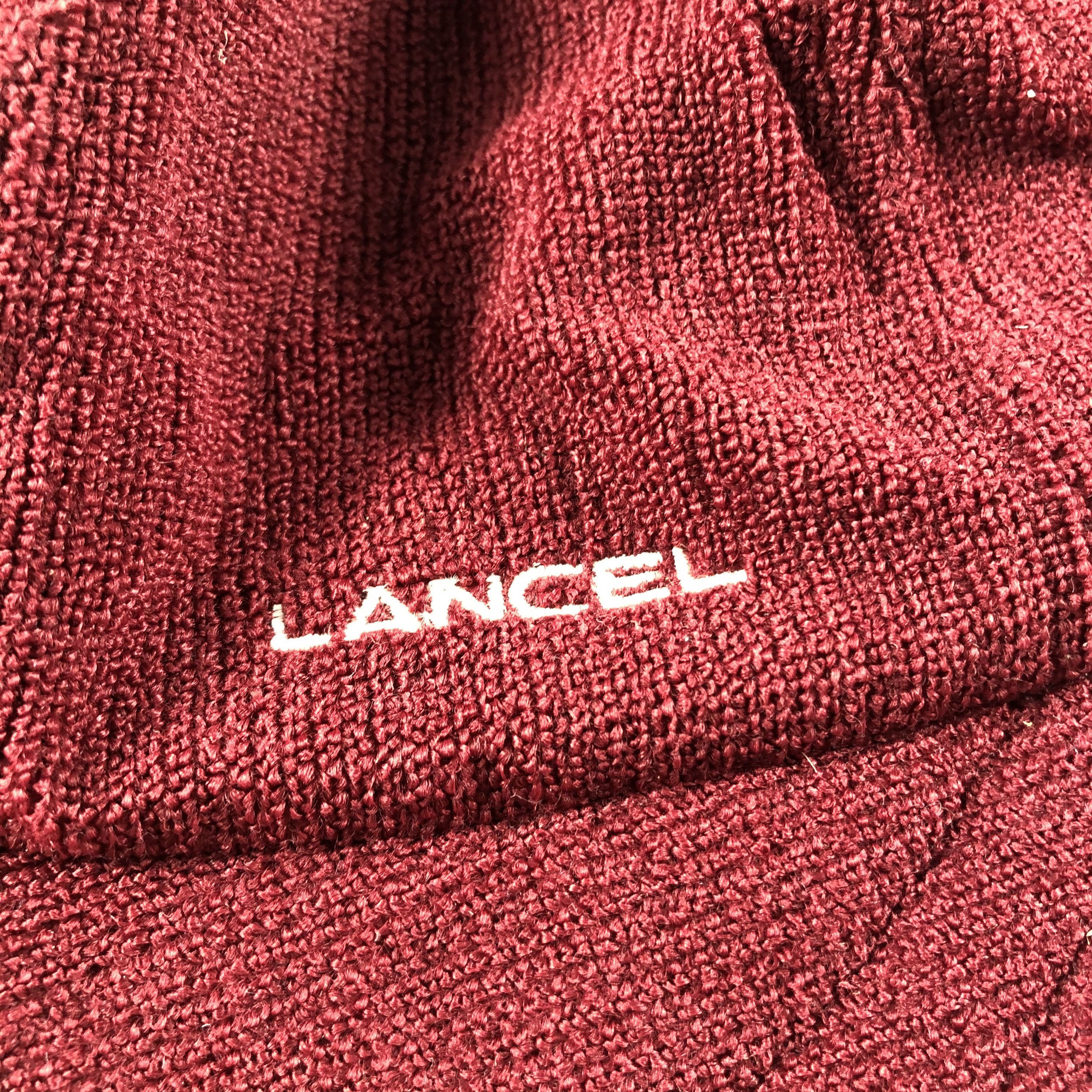 Lancel × Vintage Womens Lancel Maroon Caps Hats Adjustable -D703 Size ONE SIZE - 4 Thumbnail