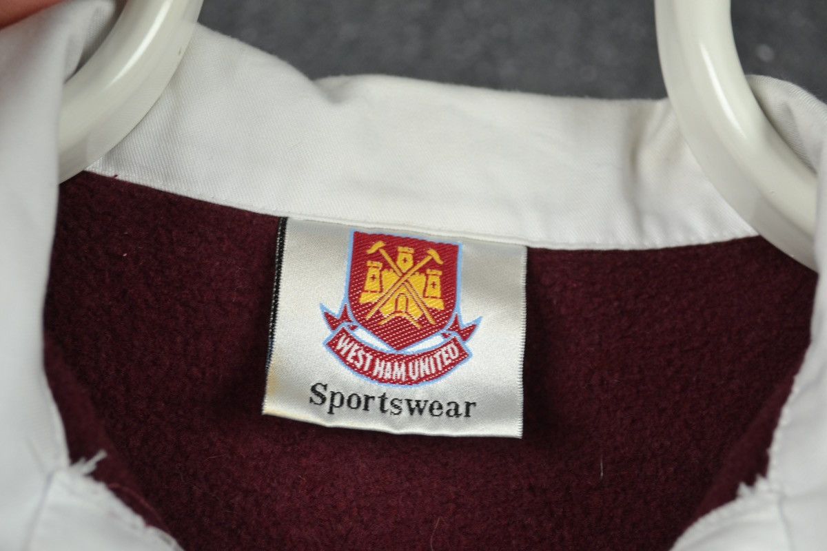 Vintage West Ham United vintage long rugby shirt jersey soccer Size US S / EU 44-46 / 1 - 8 Thumbnail