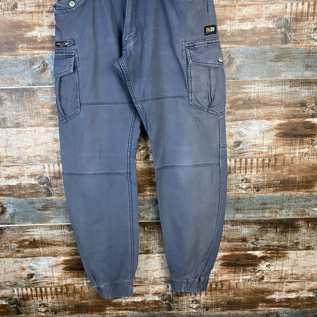 Japanese Brand DL G Ground Gray Cargo Multipocket Pants #C1288 Size US 32 / EU 48 - 3 Thumbnail