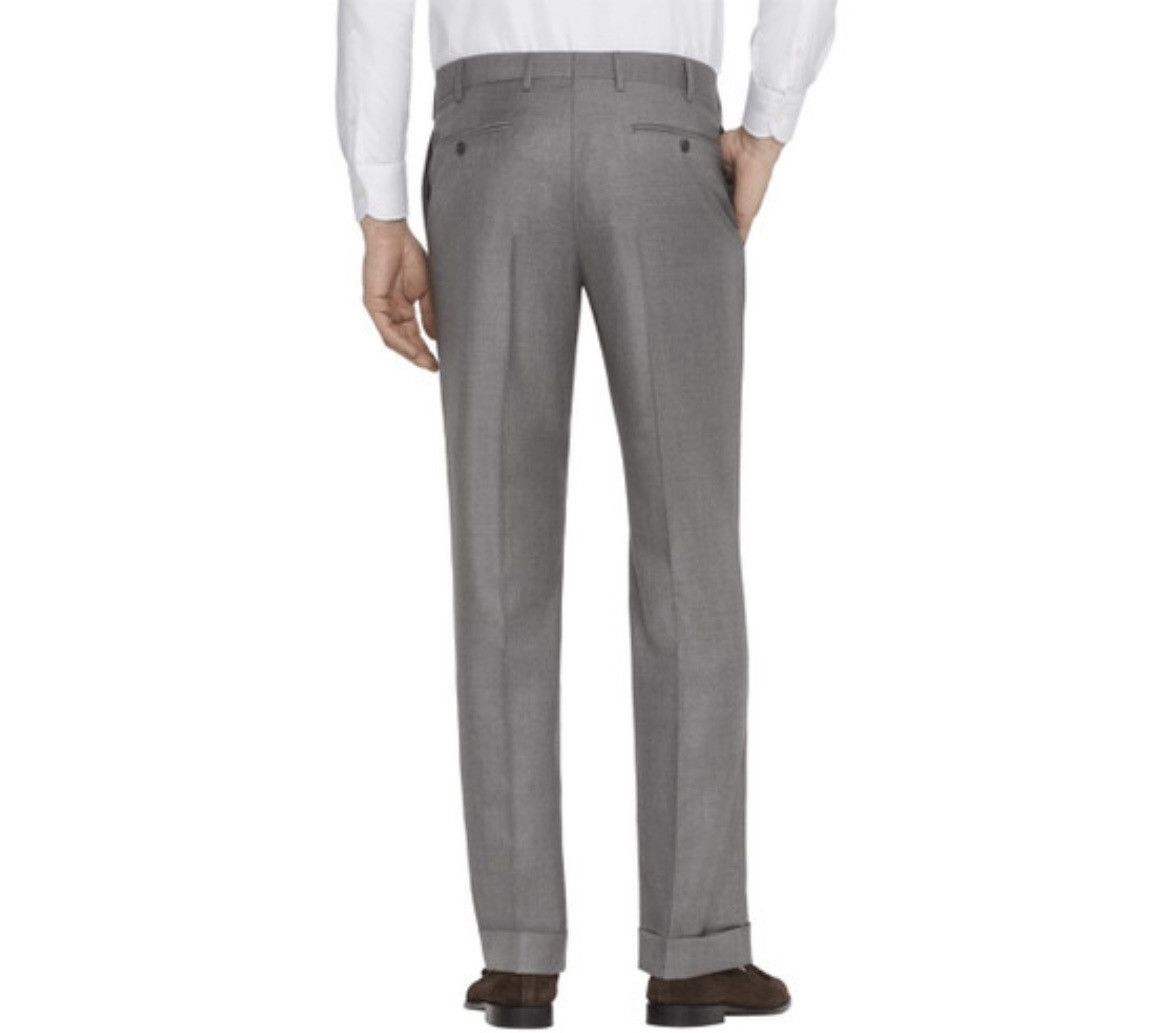 Zanella 'Todd' Super 120's Wool Serge Tropical Weight Trouser Size 38R - 2 Thumbnail