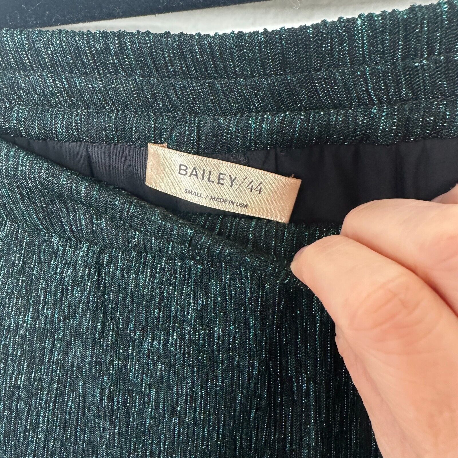 Bailey 44 Bailey 44 Emerald Green Shimmer Harem Pant and Undershort S Size 27" / US 4 / IT 40 - 7 Thumbnail