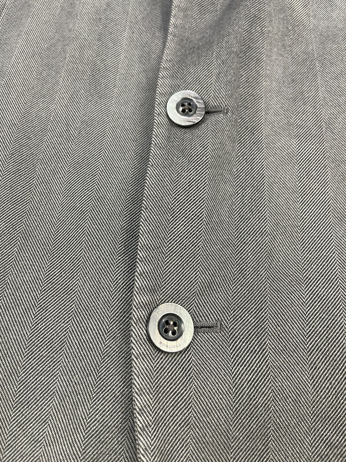 Boglioli Boglioli Herringbone R3302G Double Slit Coat Jackets Size US M / EU 48-50 / 2 - 8 Thumbnail