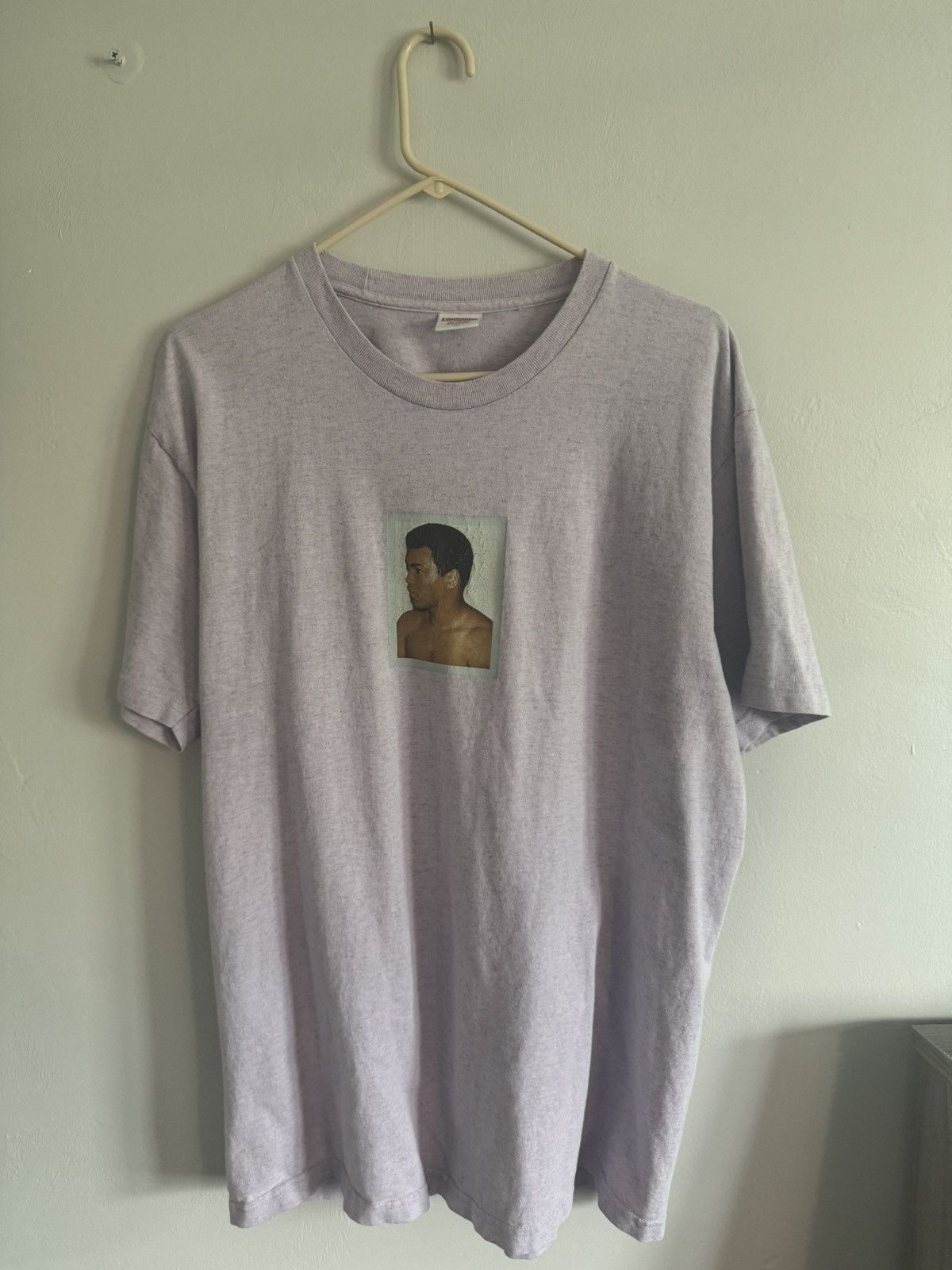 image of Supreme Muhammed Ali Photo Tee in Purple, Men's (Size XL)