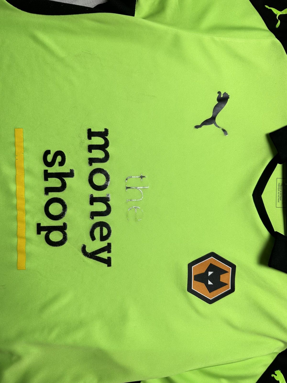 Puma × Vintage Vintage puma Wolves soccer jersey Rare away Wolverhampton L Size US L / EU 52-54 / 3 - 4 Thumbnail
