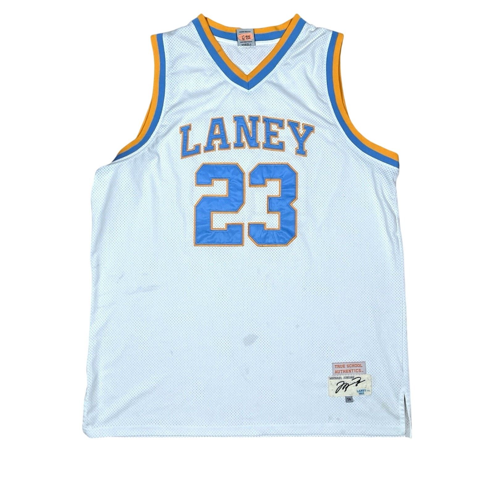 Other Michael Jordan Laney High School Jersey 56 Rare Note Stains Size US XXL / EU 58 / 5 - 2 Thumbnail