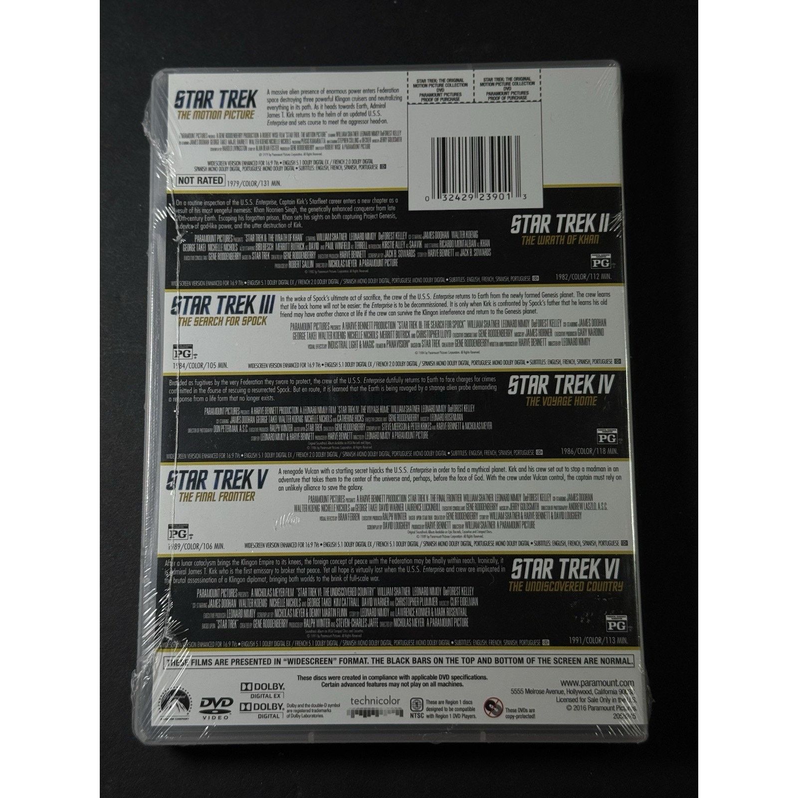 DVS Star Trek: Original Motion blue ray 50th Anniversary Set Size ONE SIZE - 2 Thumbnail